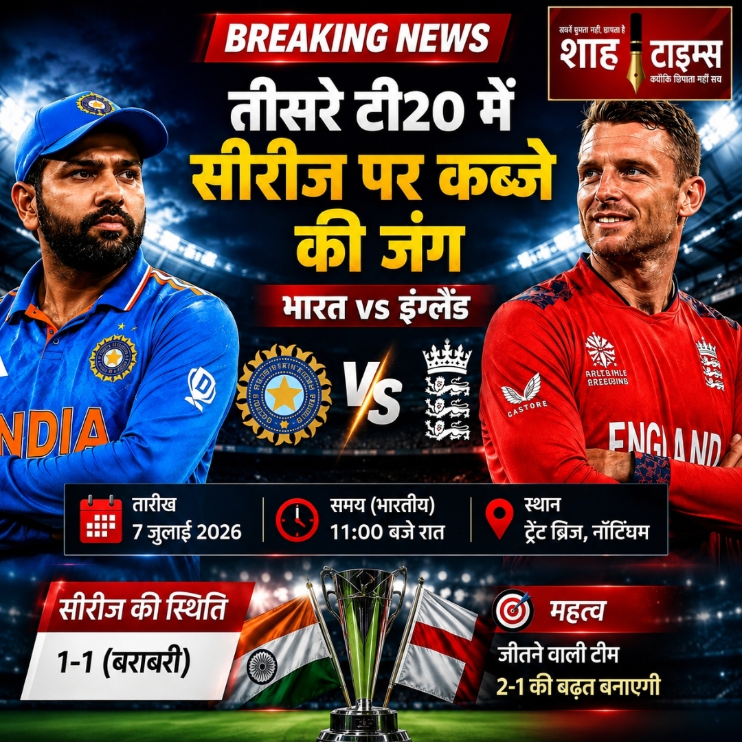 IND vs ENG 3rd T20: नॉटिंघम में सीरीज बढ़त की जंग, तीसरे मुकाबले पर सबकी नजर