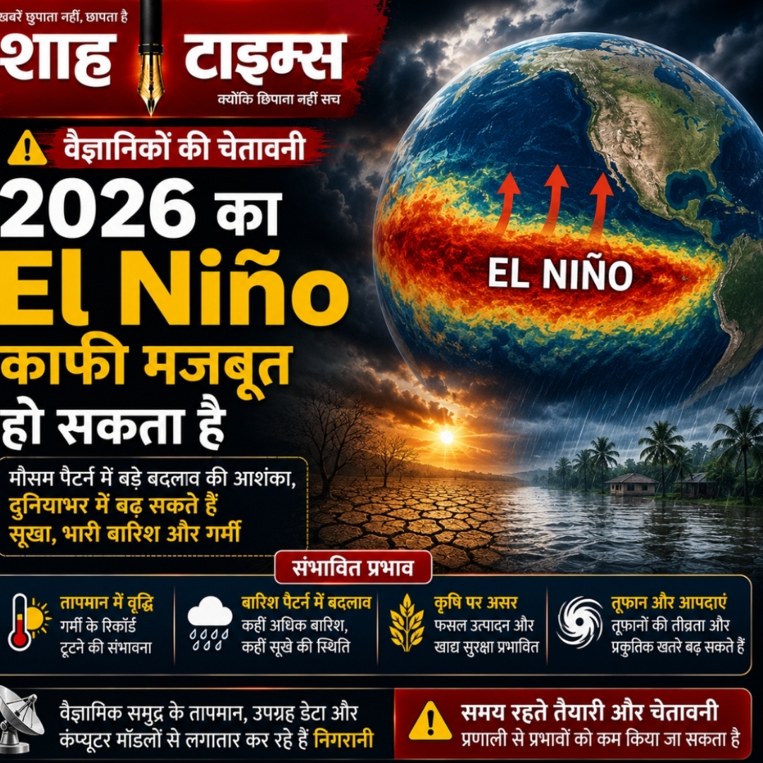2026 El Niño Alert: वैज्ञानिकों की चेतावनी, दुनिया में बढ़ सकती है भीषण गर्मी और चरम मौसम की घटनाएं