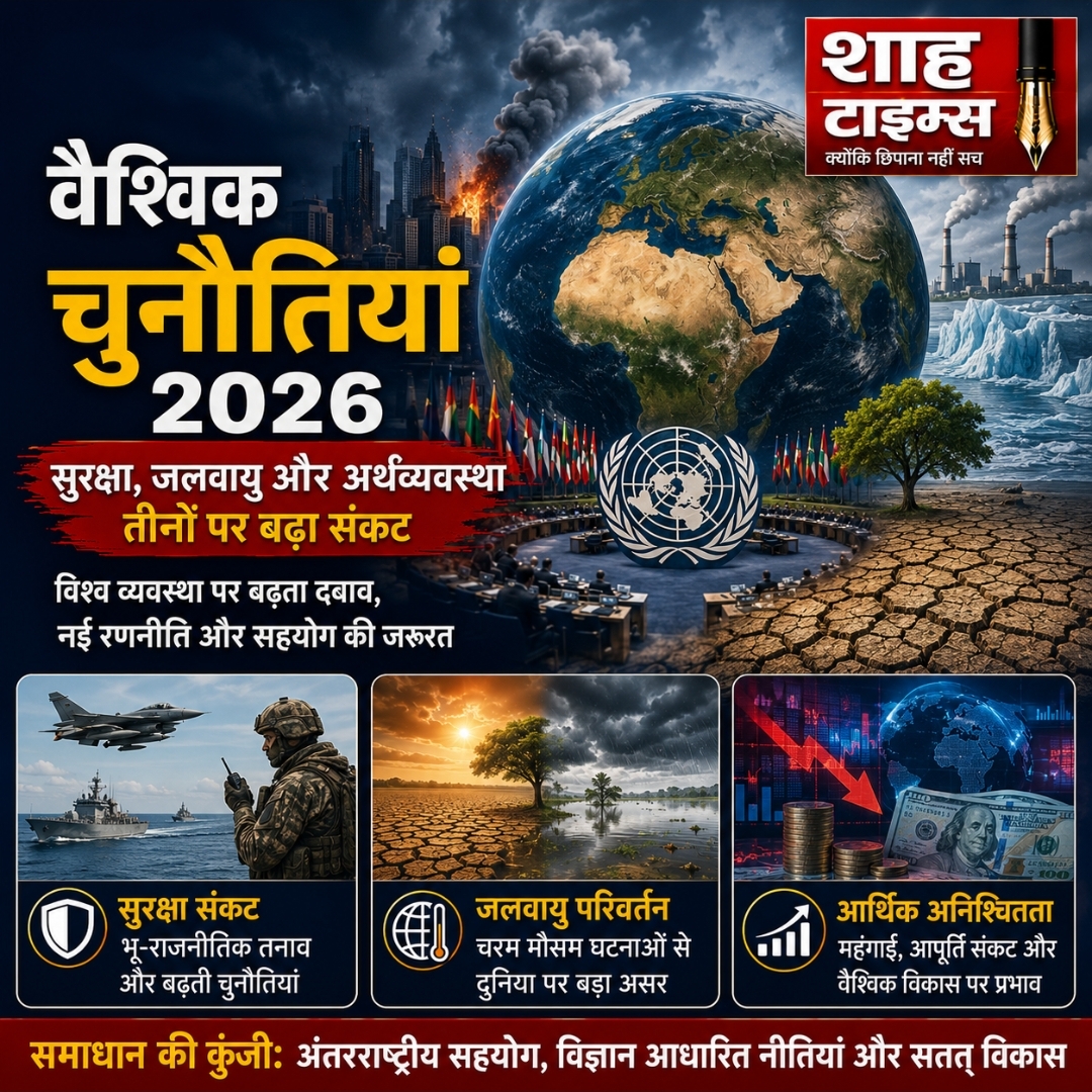 वैश्विक सुरक्षा, जलवायु और अर्थव्यवस्था: बढ़ते संकटों के बीच दुनिया के सामने नई चुनौतियां