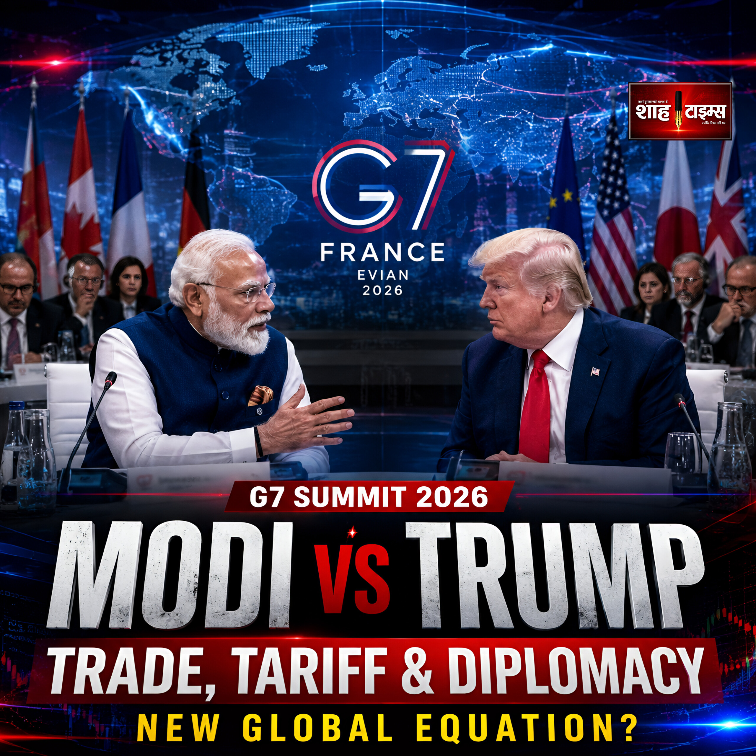 G7 में मोदी–Trump मुलाक़ात: बदलती दुनिया में भारत-अमेरिका रिश्तों की नई कहानी