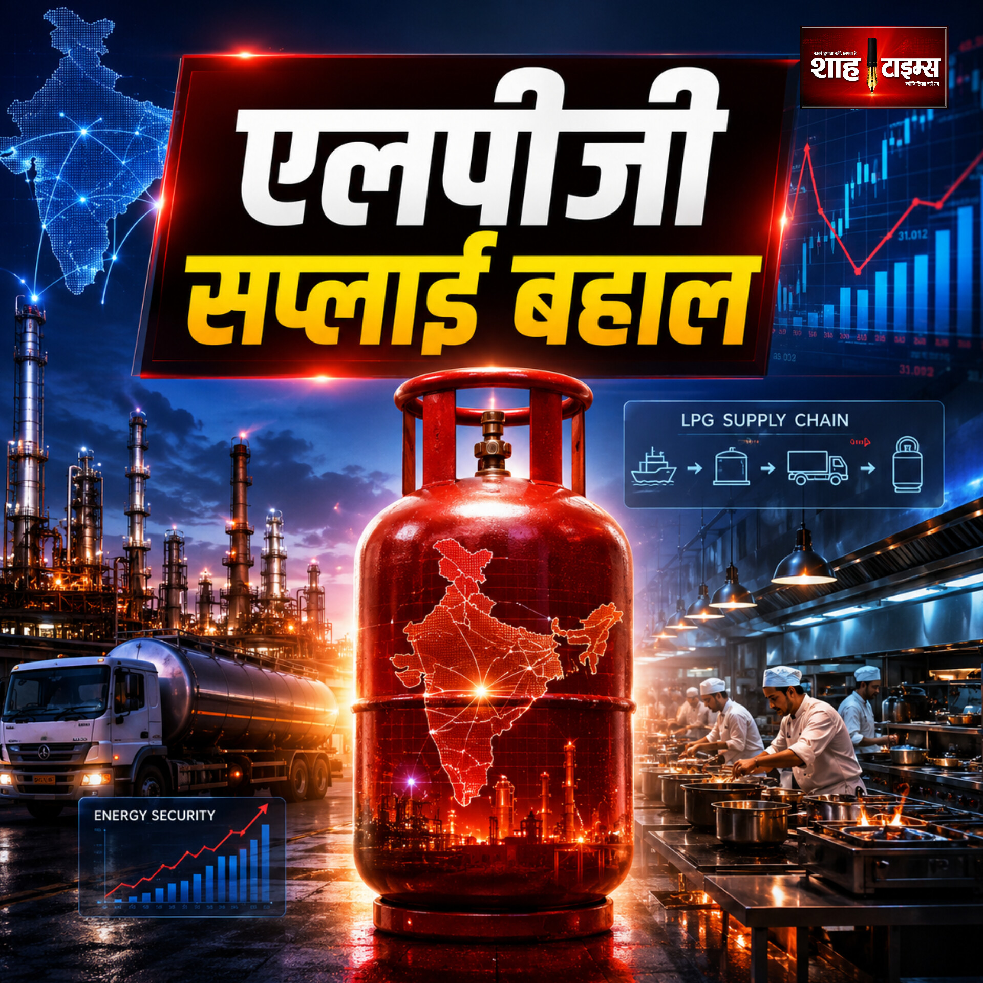 एलपीजी सप्लाई बहाल: उद्योगों और कारोबारियों को बड़ी राहत