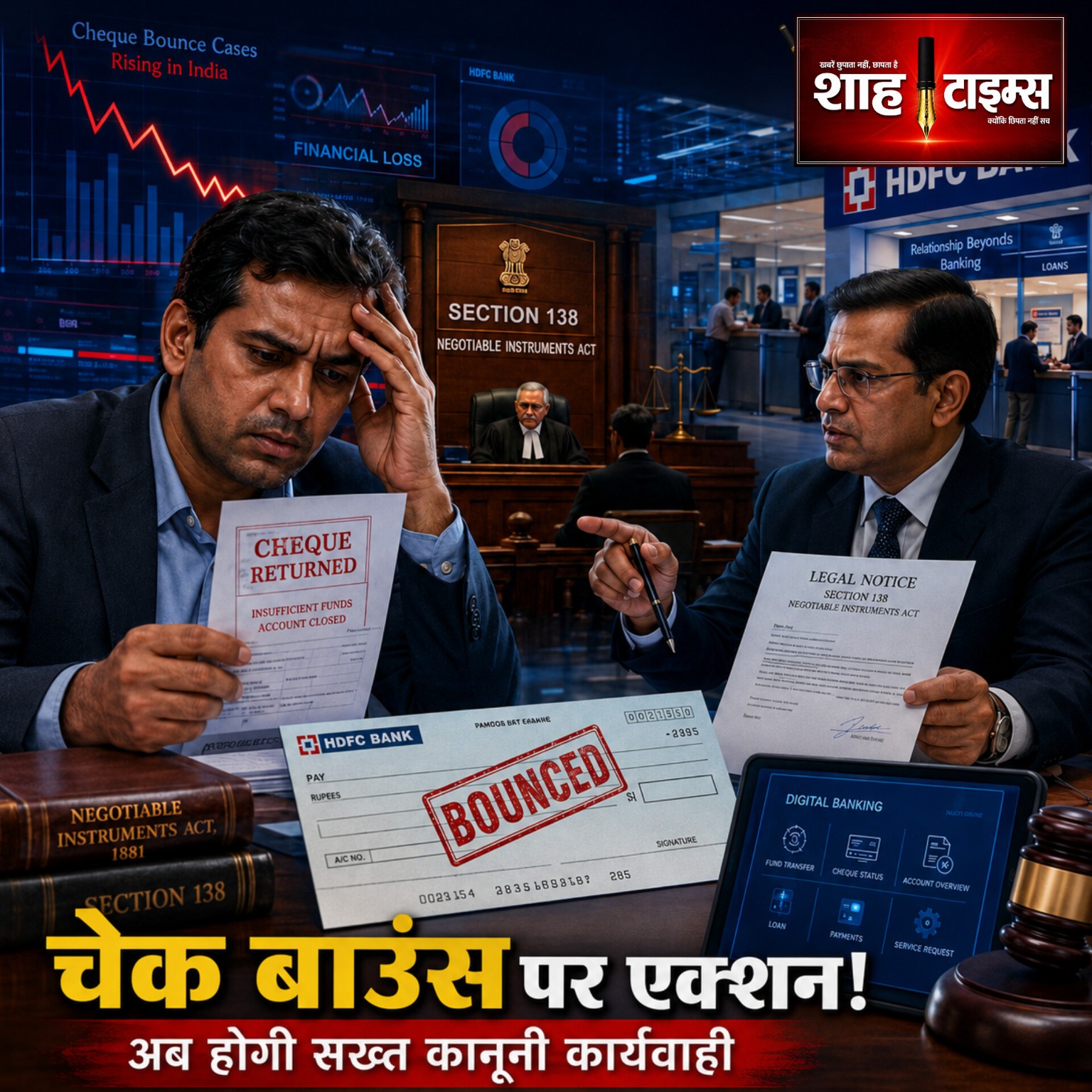 चेक बाउंस नियम: कब बनता है आपराधिक मामला, क्या है पूरी कानूनी प्रक्रिया?
