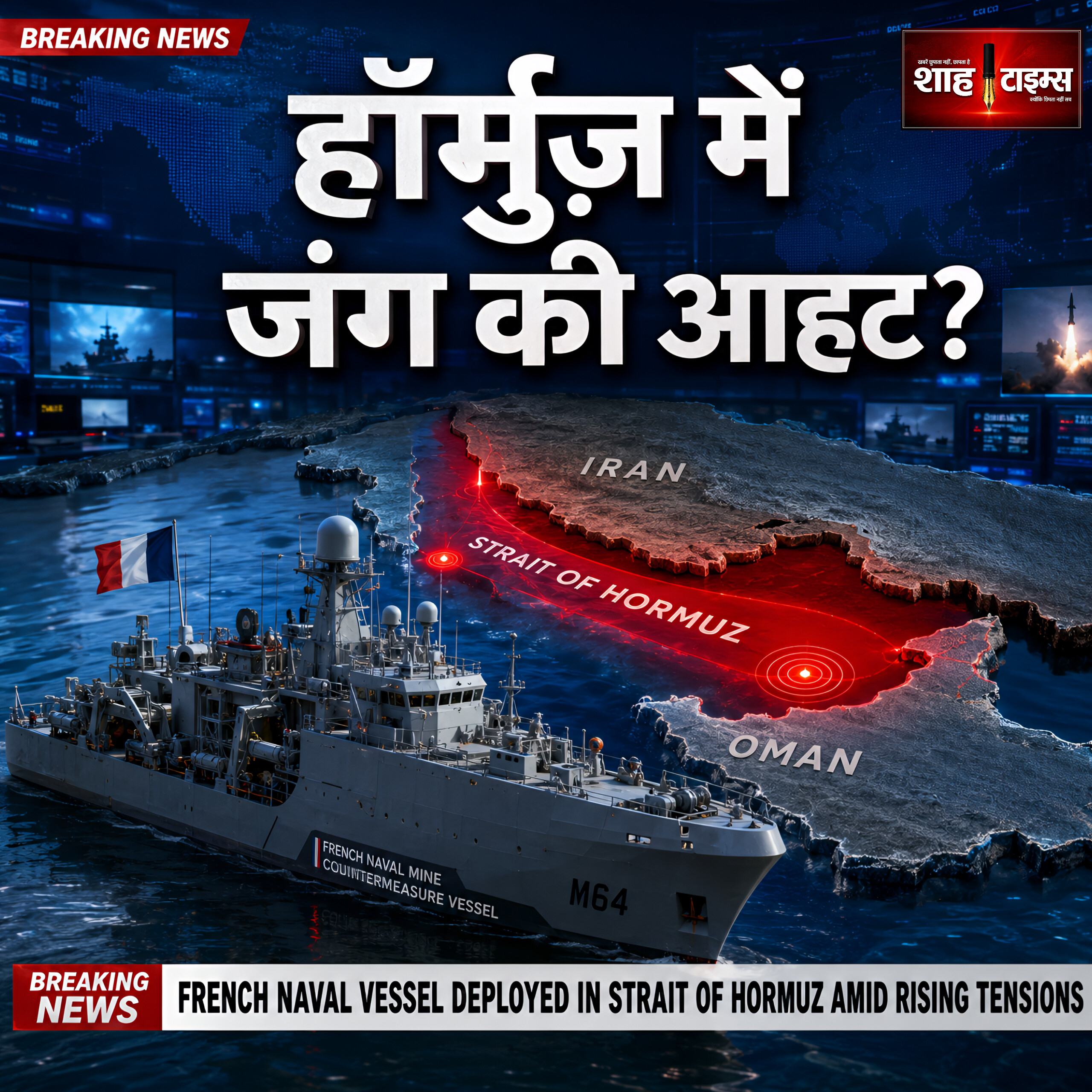 Strait of Hormuz में तनाव, फ्रांस ने बढ़ाई सिक्योरिटी