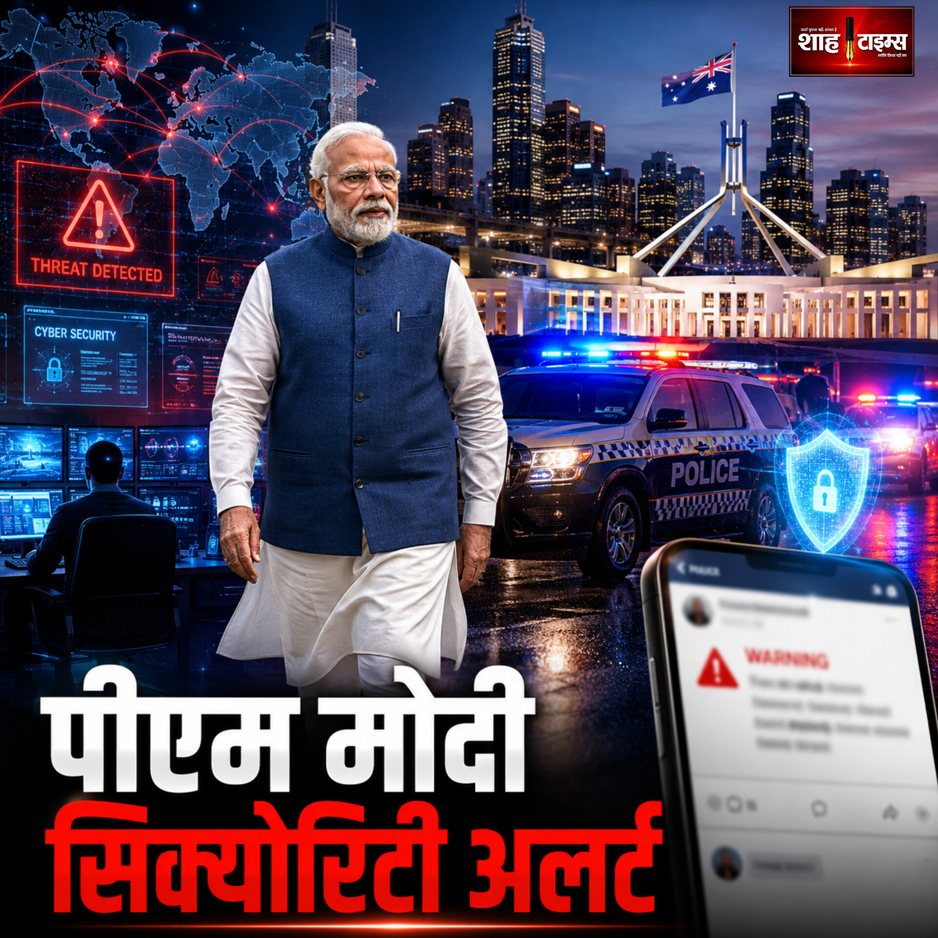 ऑस्ट्रेलिया दौरे से पहले पीएम मोदी धमकी मामले की जांच तेज