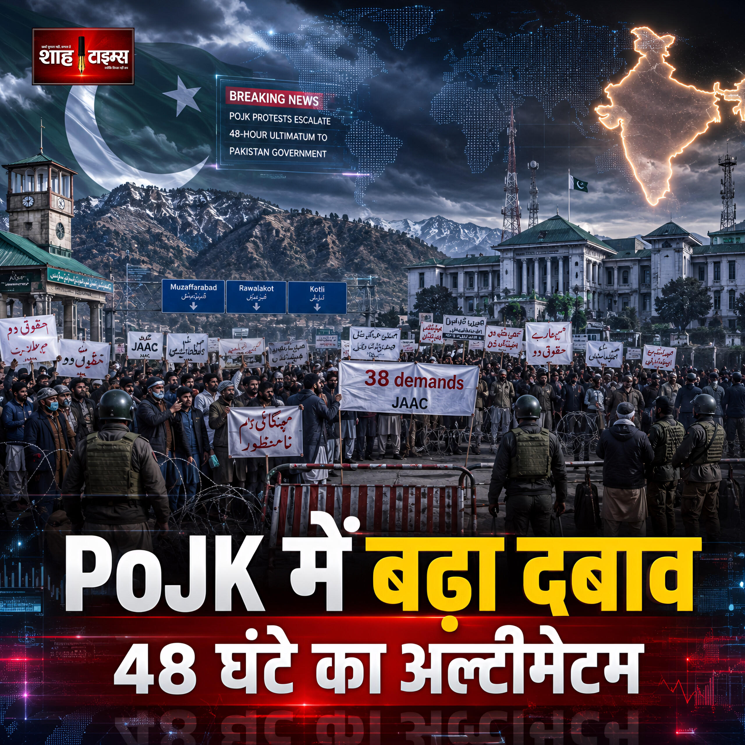 PoJK Crisis: 48 घंटे के अल्टीमेटम के बाद बढ़ा दबाव, क्या बदलेगा पाकिस्तान का समीकरण?
