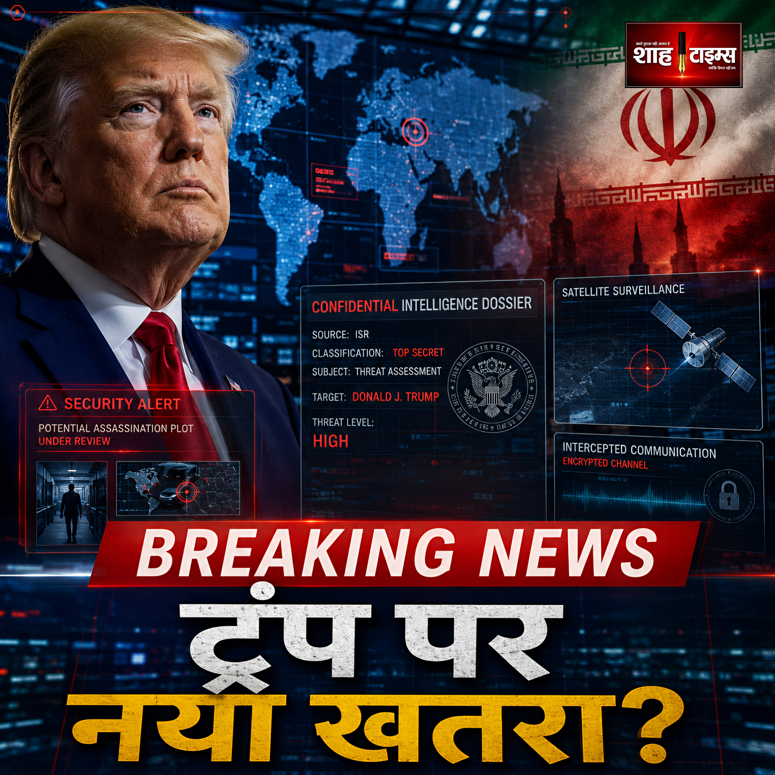 ट्रंप की हत्या की साज़िश का दावा, ईरान पर नए इल्ज़ाम, इज़राइल ने अमेरिका को दी इंटेलिजेंस