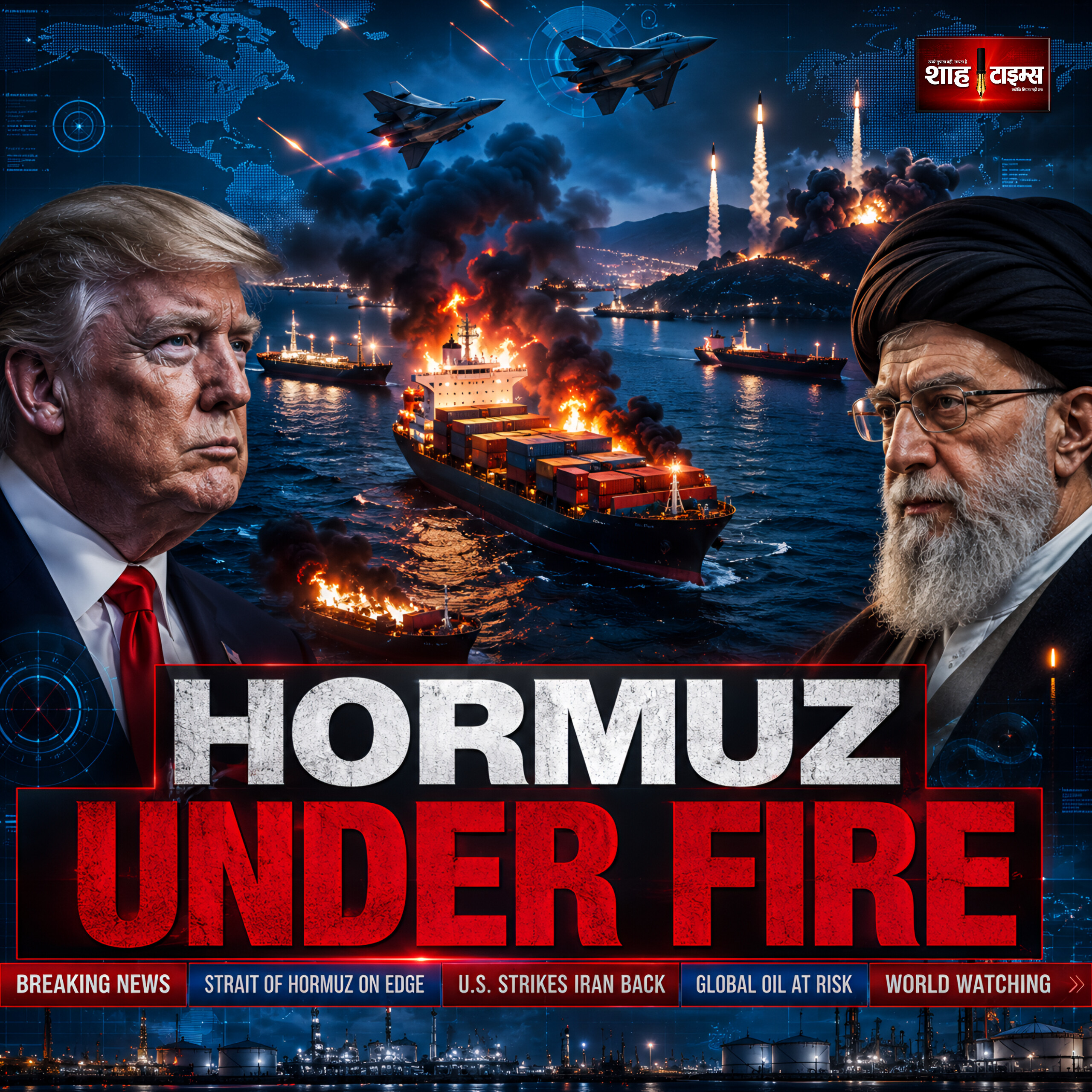 Hormuz Crisis: ईरान-अमेरिका ट्रेड स्ट्राइक से दुनिया में बढ़ा तनाव