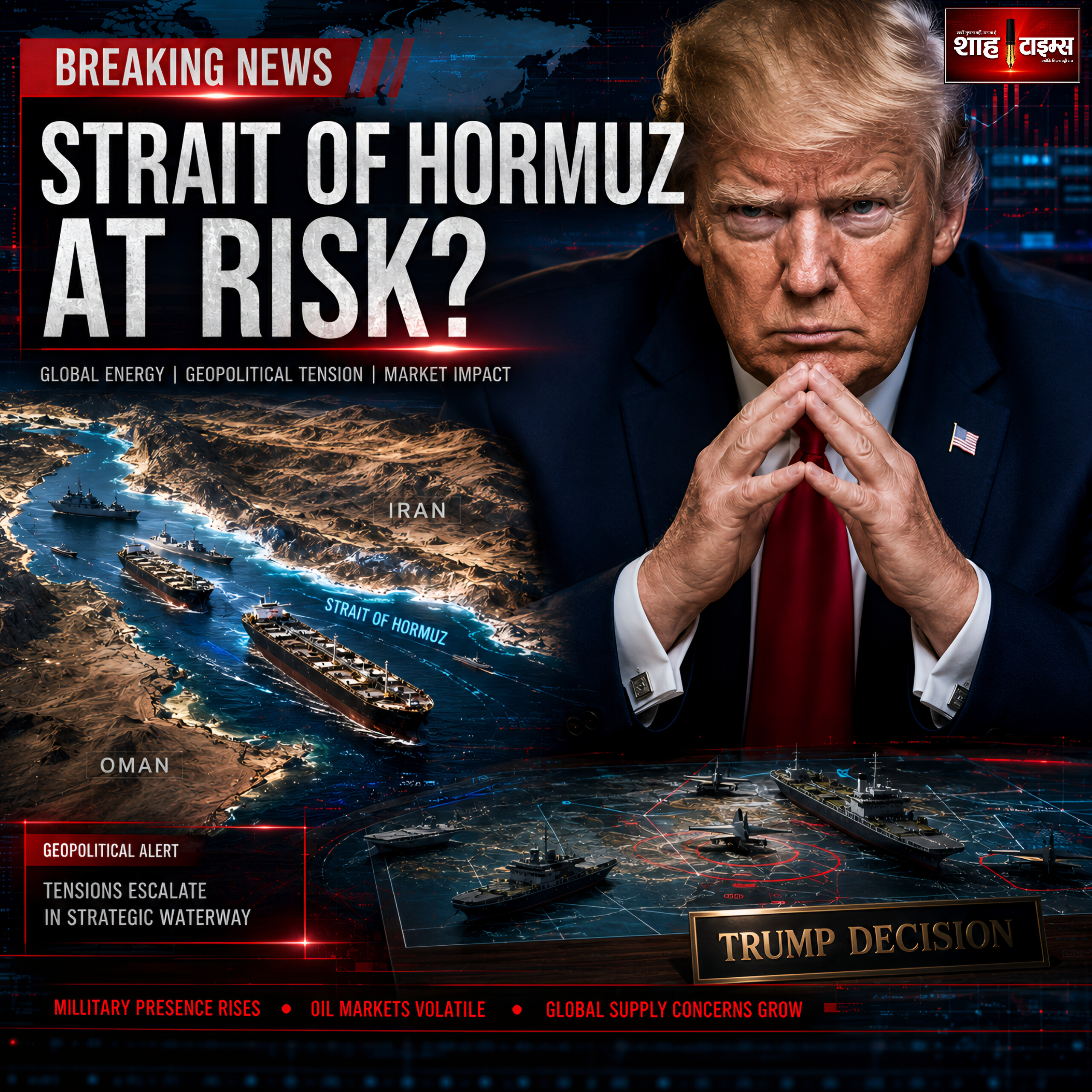 Hormuz Crisis : ट्रंप के कदम से तेल बाजार और दुनिया में हलचल
