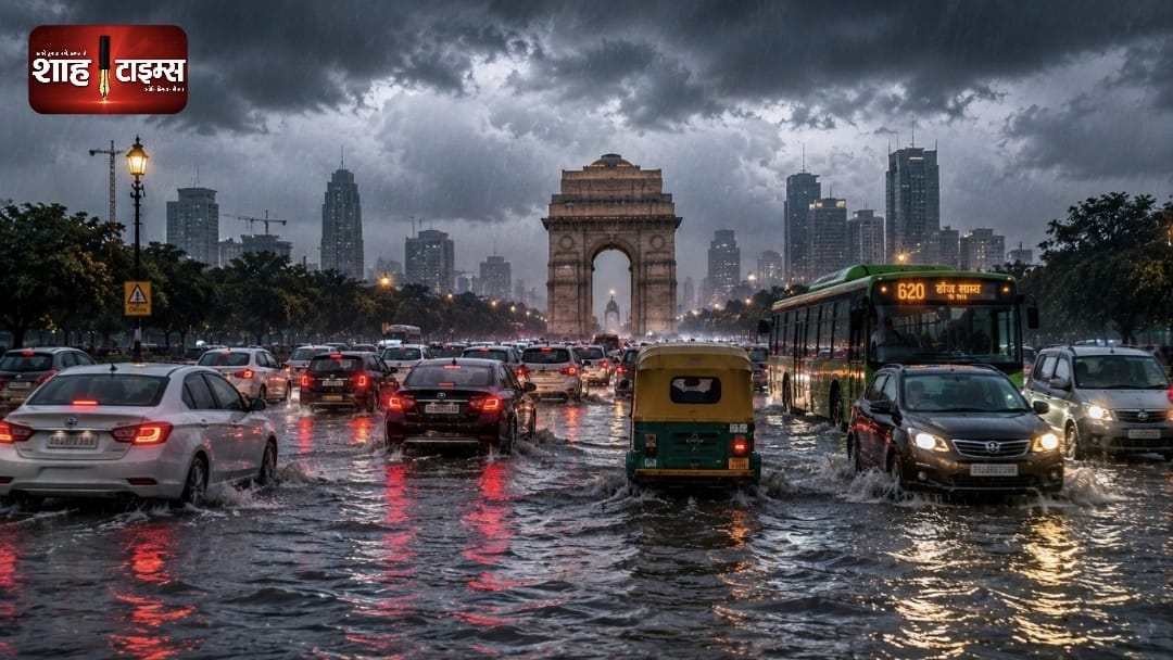 दिल्ली-NCR में बारिश का कहर, जलभराव और ट्रैफिक से जनजीवन बेहाल