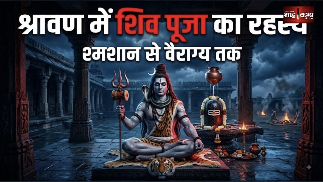 श्रावण में शिव पूजा और श्मशान का रहस्य: नश्वरता से वैराग्य तक का आध्यात्मिक संदेश