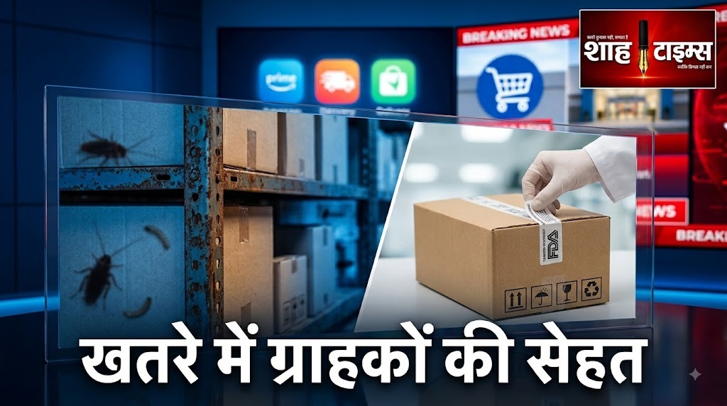 ब्लिंकिट, रिलायंस और अमेज़न पर FDA का शिकंजा: खाने के सामान में कॉकरोच और कीड़े मिलने से हड़कंप