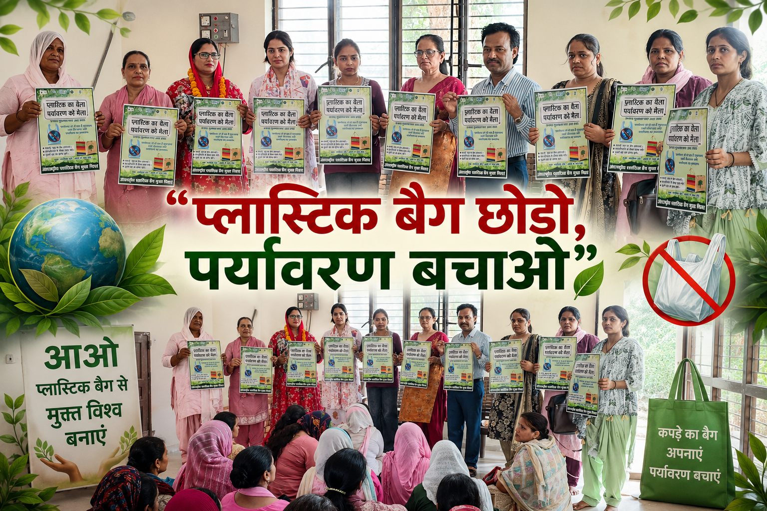 अंतरराष्ट्रीय प्लास्टिक बैग मुक्त दिवस 2026, बुढाना में चला सिंगल यूज़ प्लास्टिक छोड़ने का अभियान