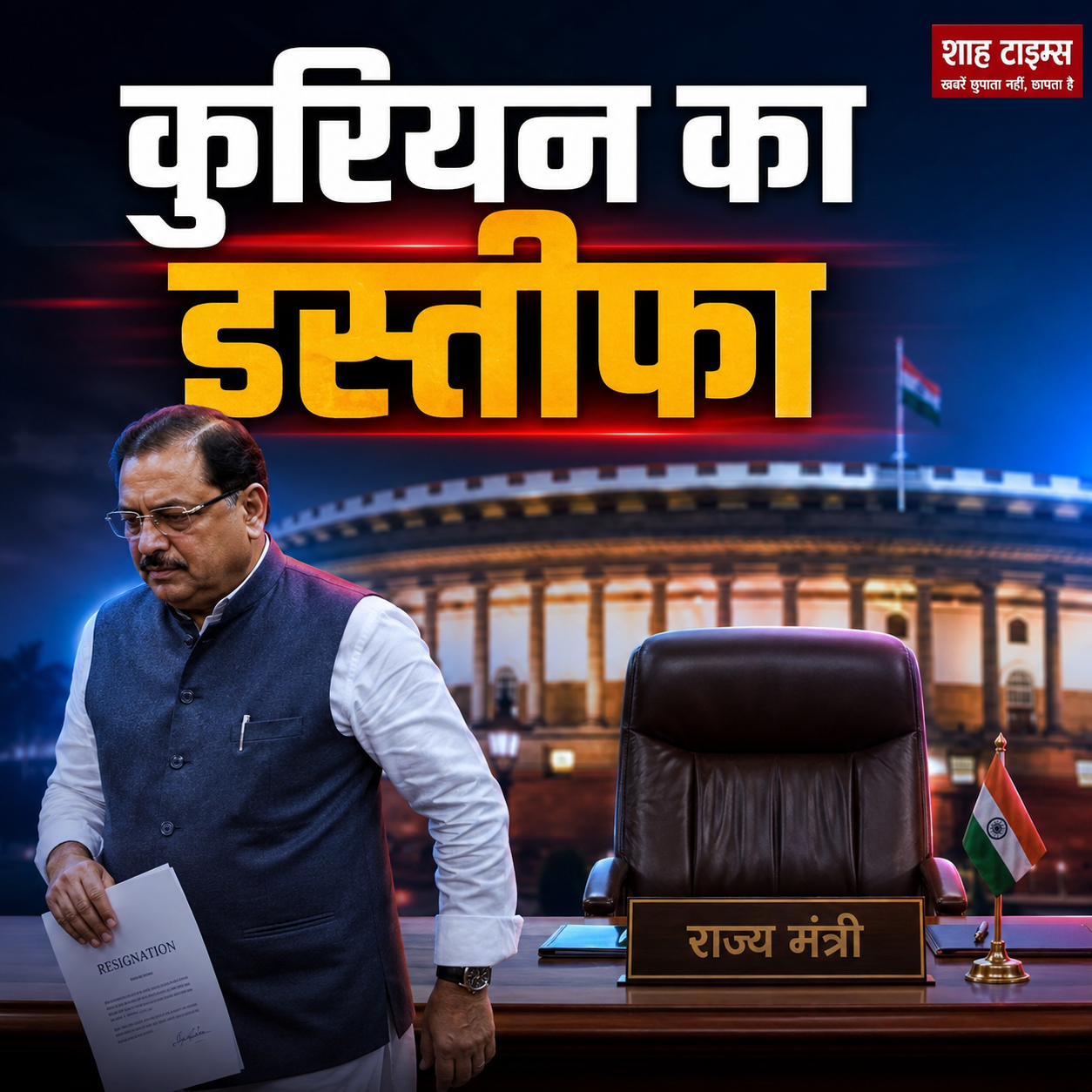 जॉर्ज कुरियन का इस्तीफा मंजूर, राज्यसभा कार्यकाल खत्म होने के बाद बड़ा फैसला