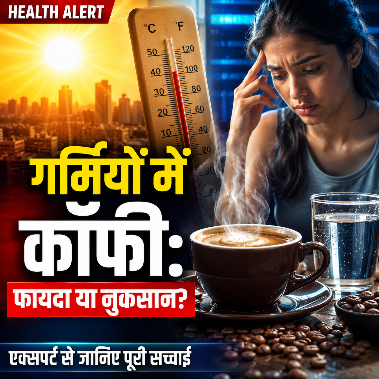 गर्मियों में कॉफी का सेवन: सेहत के लिए फायदेमंद या बढ़ा सकता है डिहाइड्रेशन का खतरा?