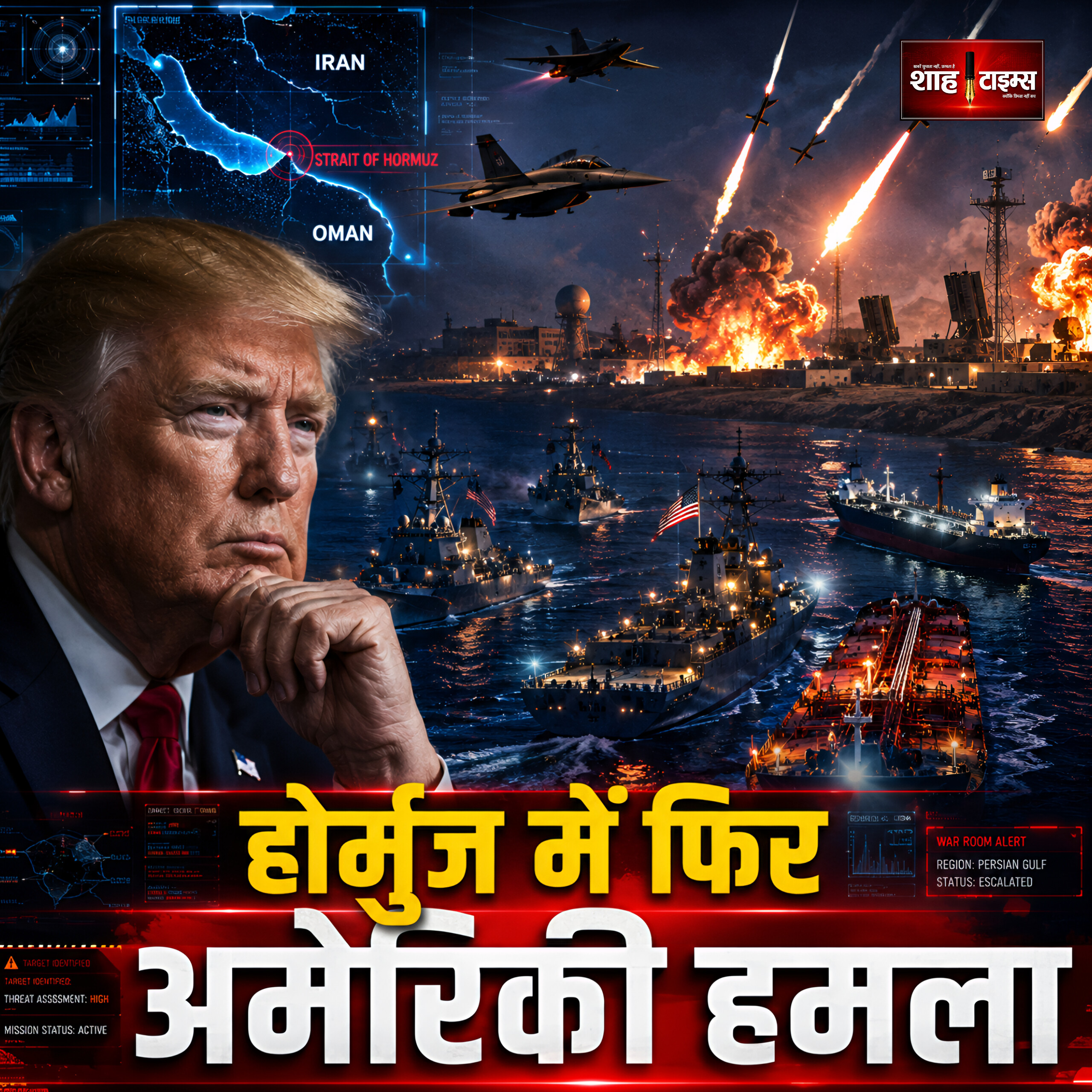 Strait of Hormuz में फिर अमेरिकी हमला, ट्रंप का नया फोकस क्या है?