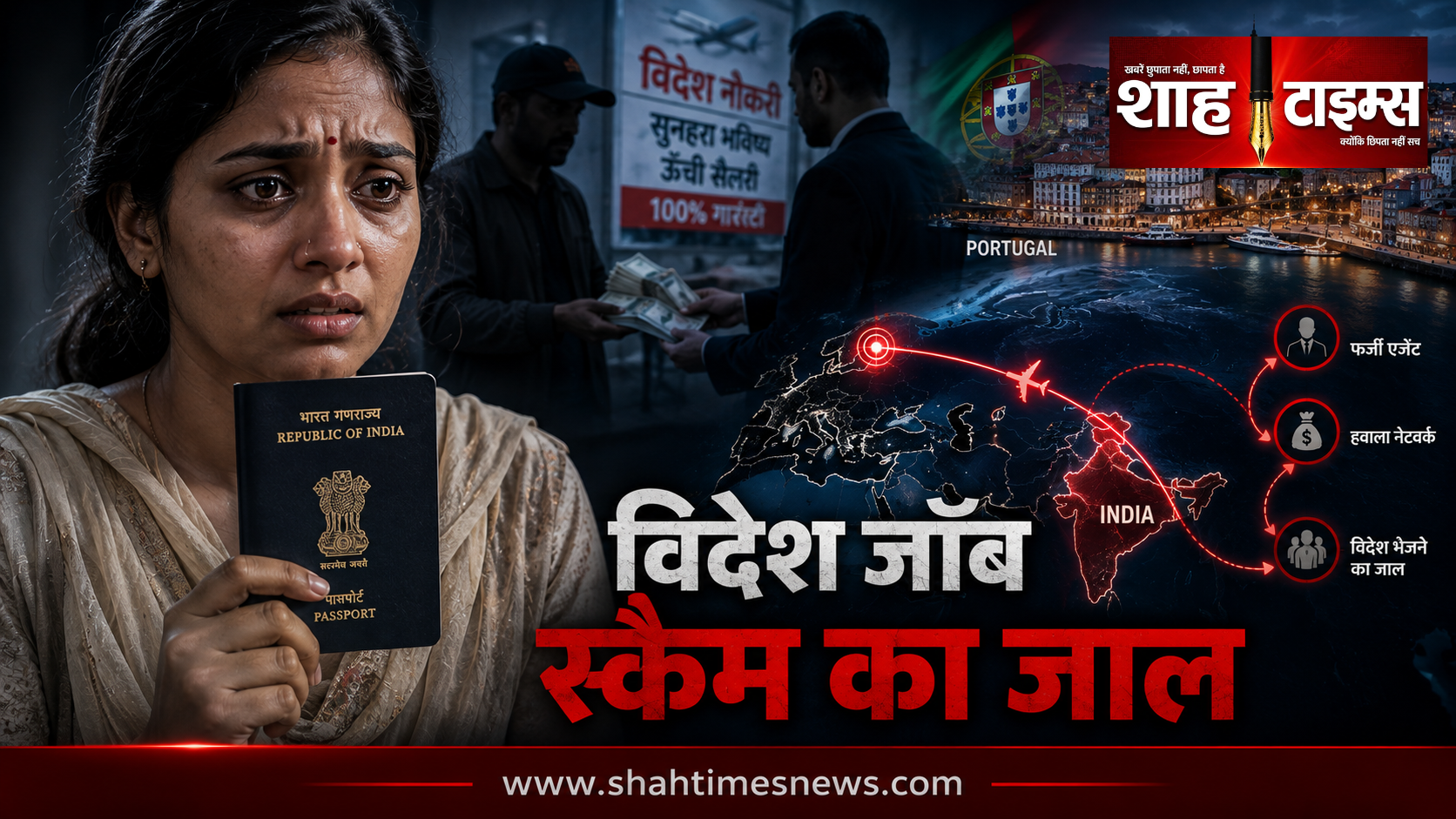 Portugal जॉब स्कैम में नागपुर महिला फंसी