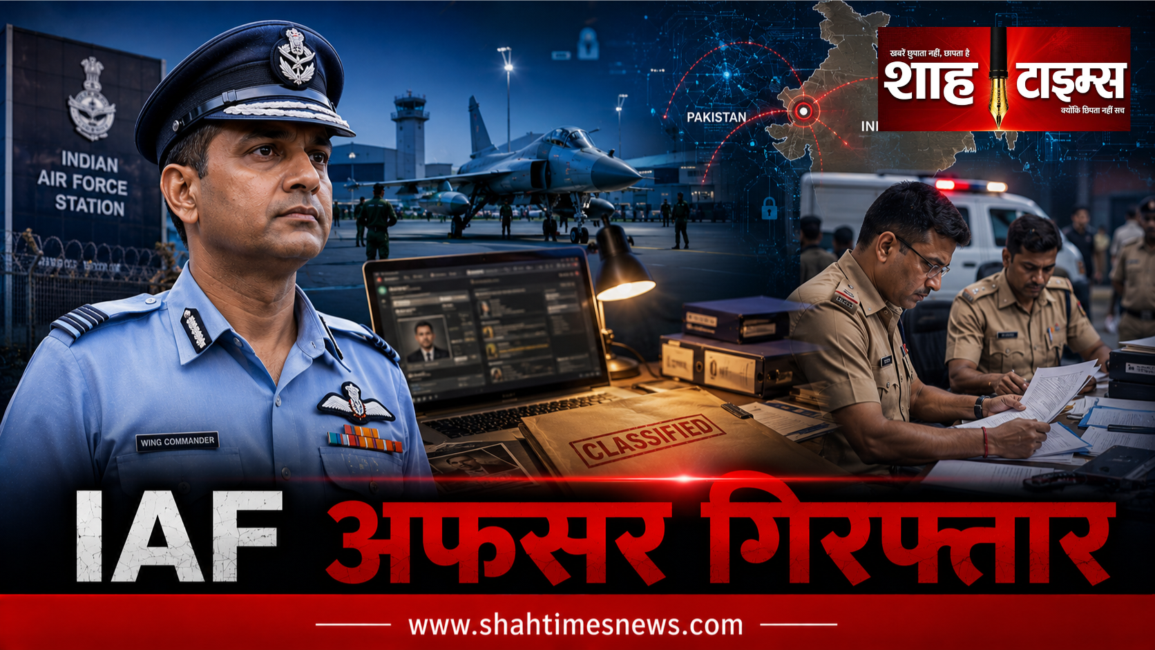 IAF Wing Commander गिरफ्तार, पाकिस्तान को सूचना देने का आरोप