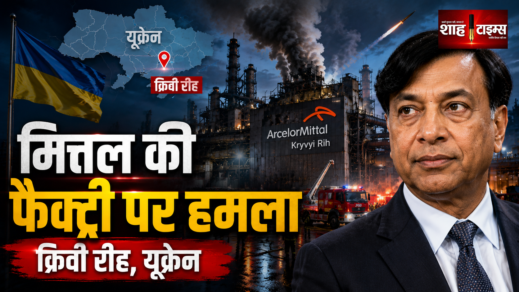 लक्ष्मी मित्तल की यूक्रेन स्टील फैक्ट्री पर रूसी मिसाइल हमला