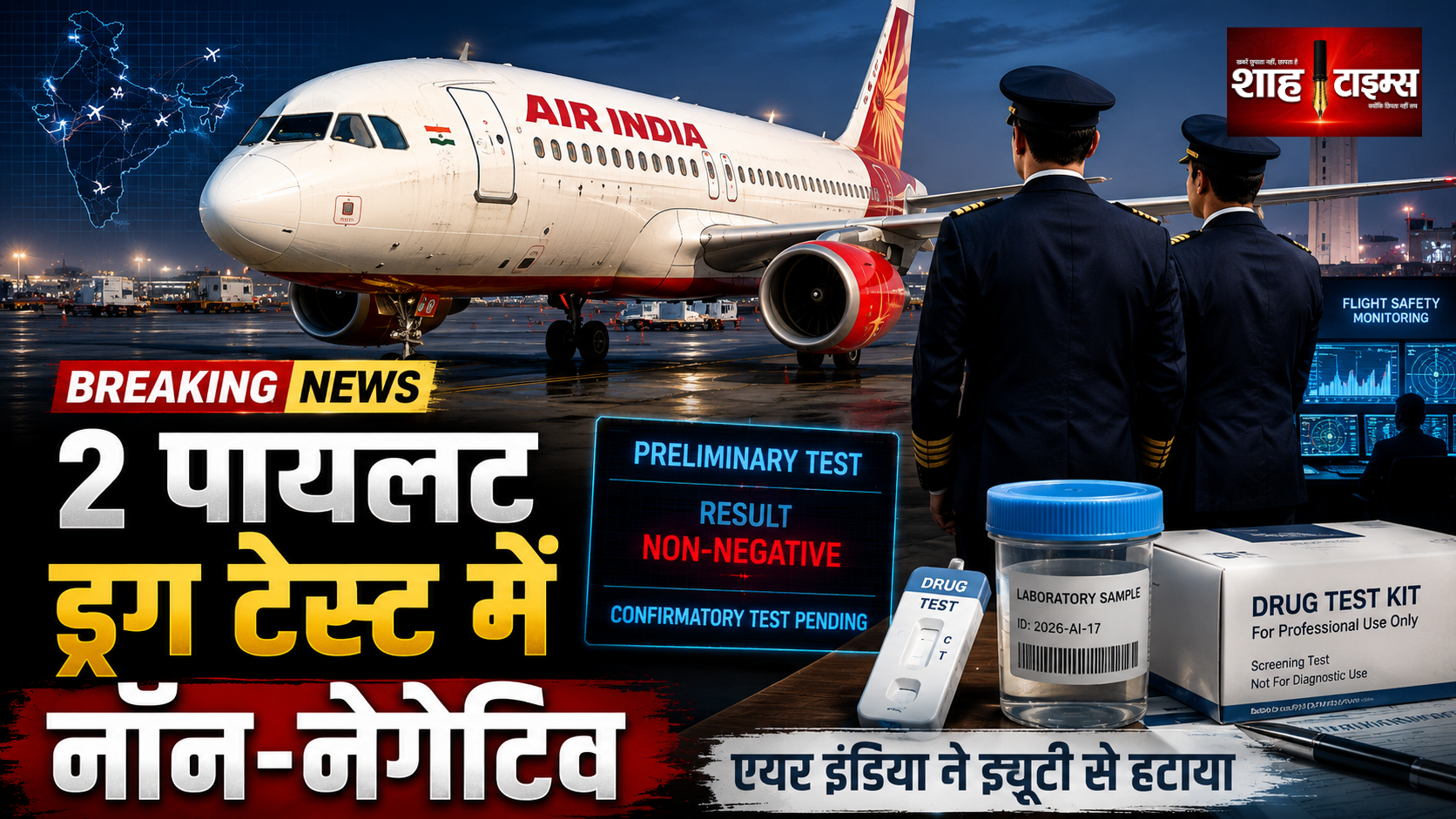 एयर इंडिया में 2 और पायलटों को उड़ान ड्यूटी से हटाया गया
