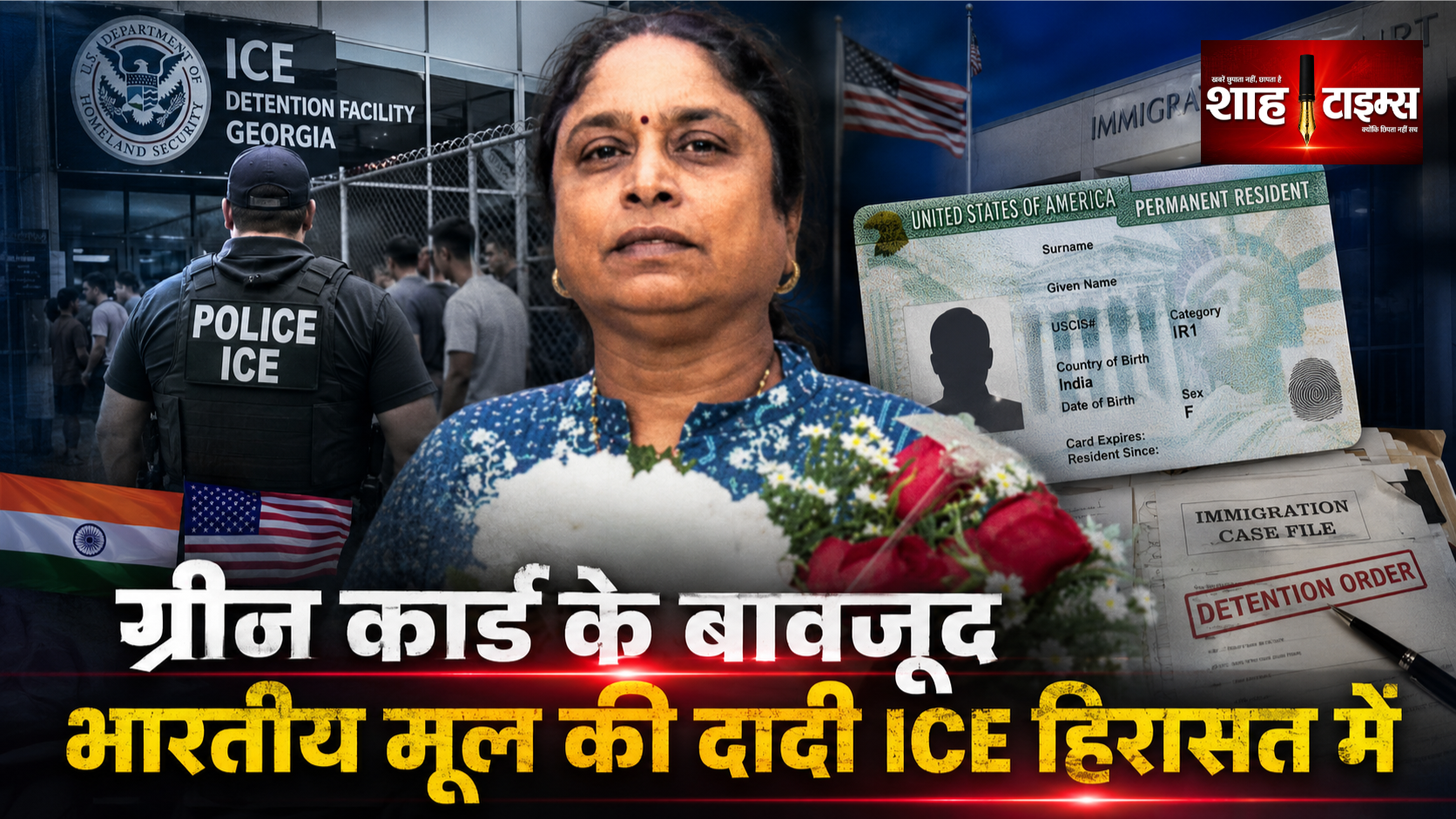 ग्रीन कार्ड के बावजूद भारतीय मूल की दादी ICE हिरासत में