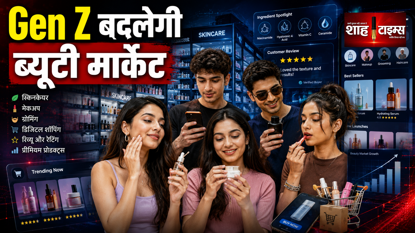 भारत की जनरेशन ज़ेड ब्यूटी मार्केट को दे रही नई रफ्तार