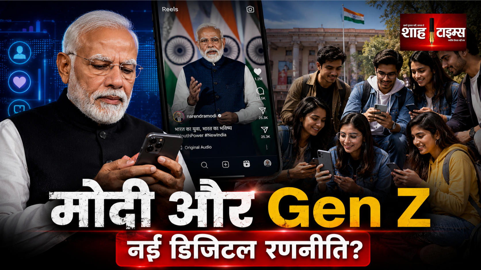 मोदी की Gen Z रणनीति, मजबूत छवि से सोशल मीडिया तक