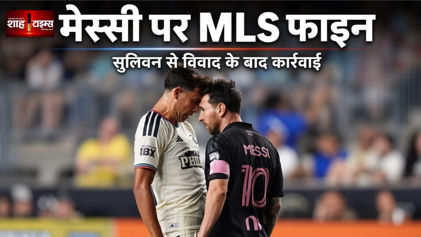 मेस्सी पर MLS का जुर्माना, प्रतिद्वंद्वी को मारा था थप्पड़