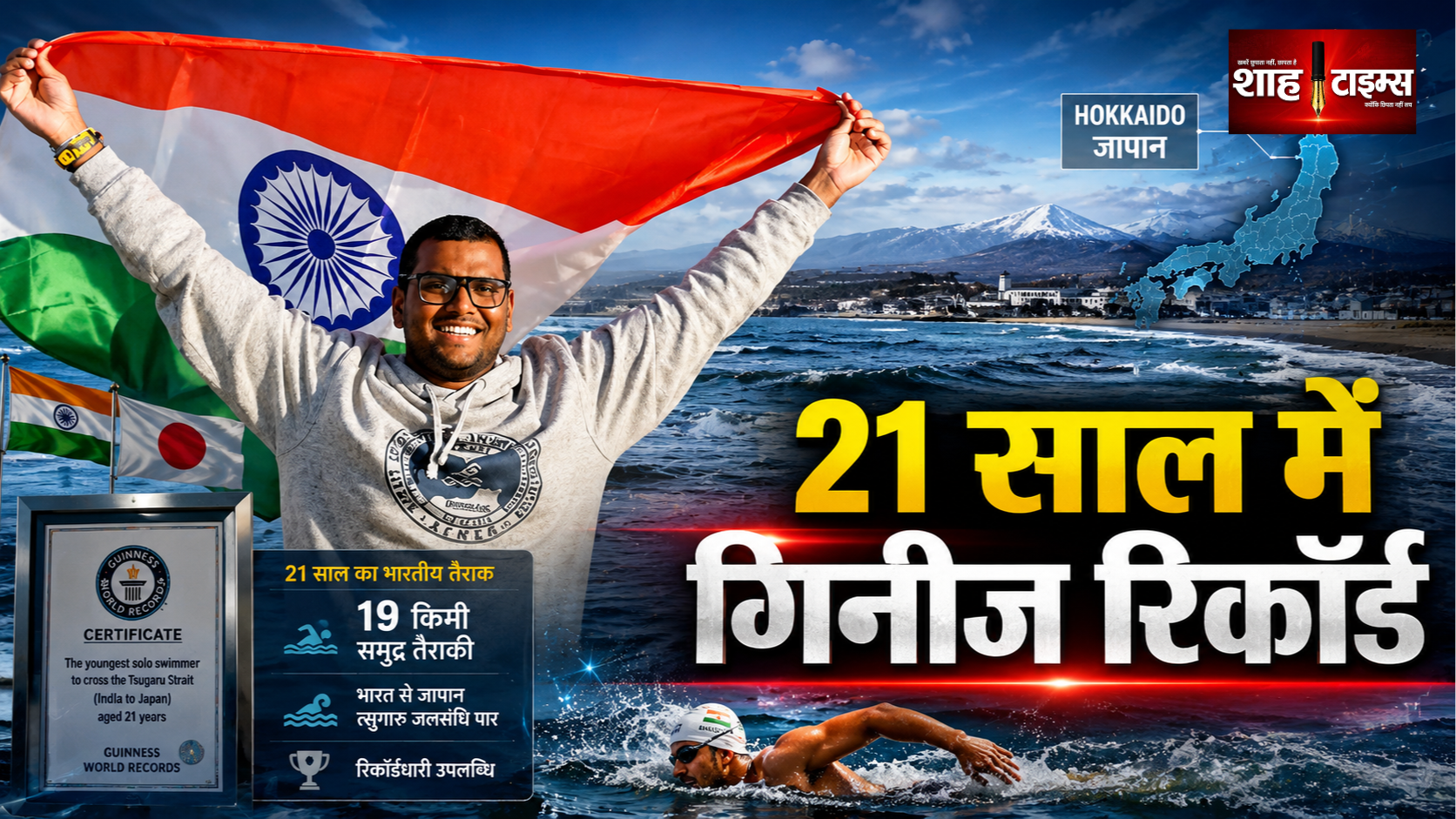 21 साल के अनशुमन झिंगरन ने बनाया गिनीज रिकॉर्ड