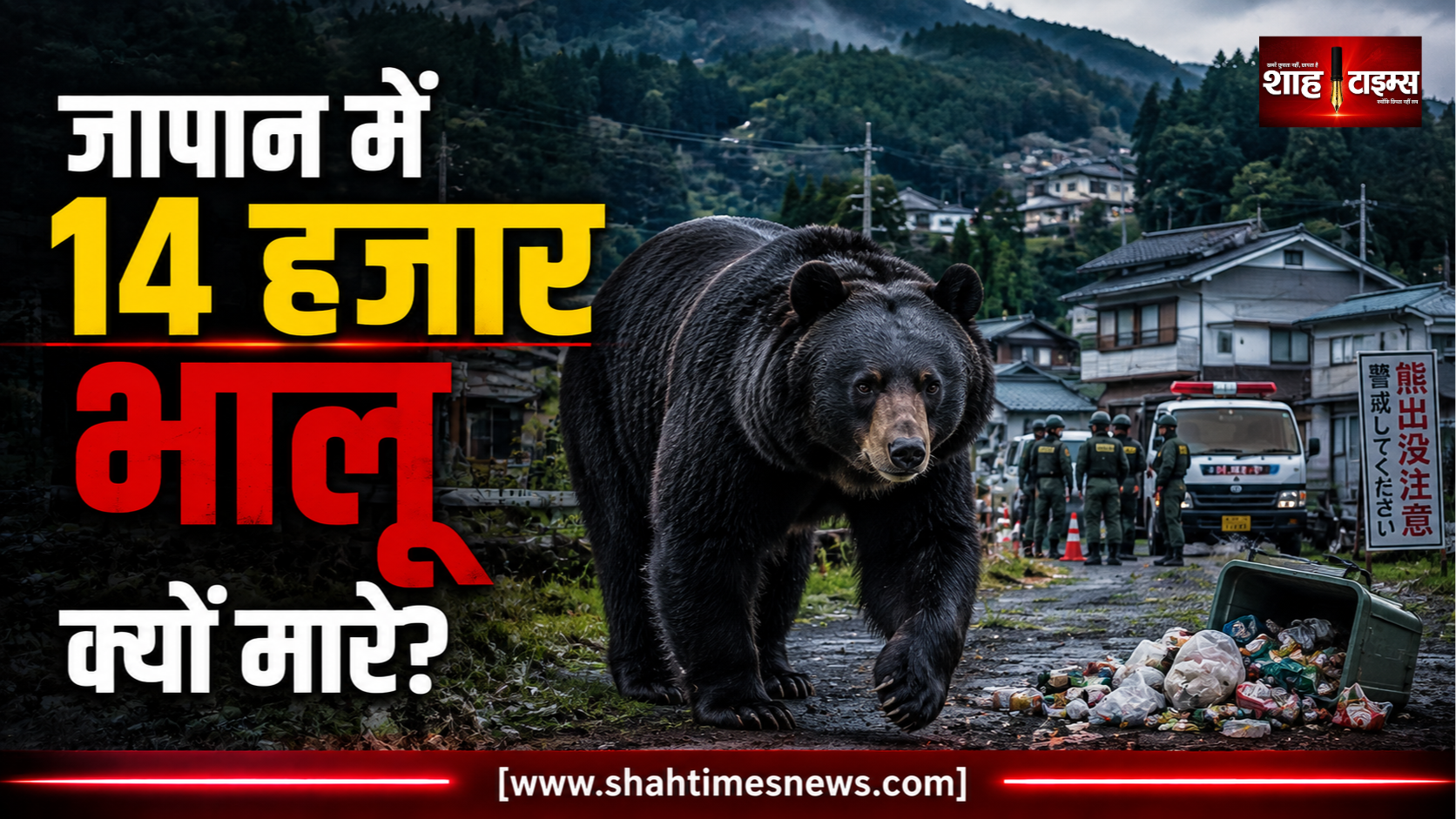 जापान में क्यों पकड़े और मारे जा रहे भालू, 14 हजार से ज्यादा की मौत के पीछे क्या वजह है