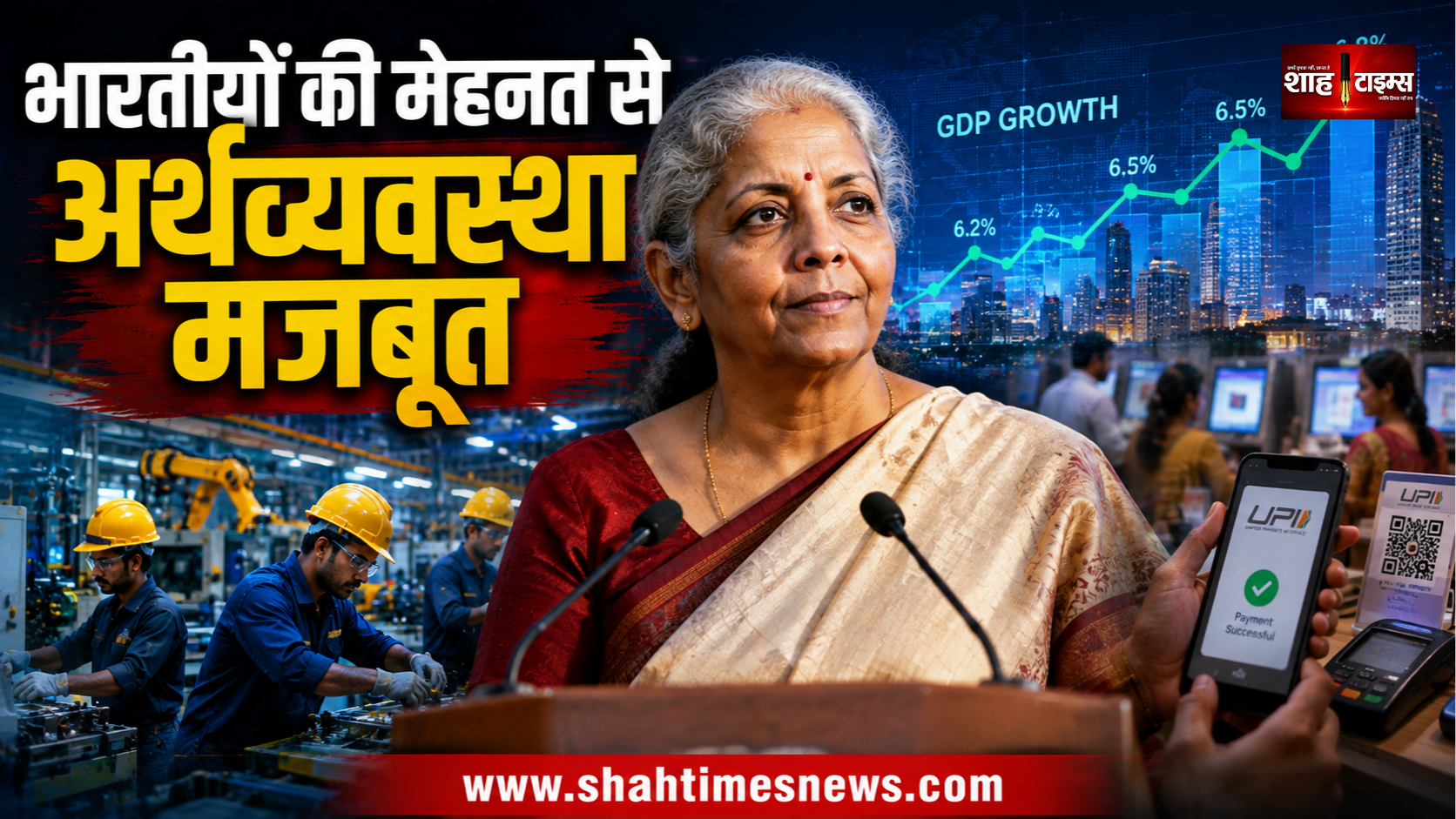 भारतीयों की मेहनत से अर्थव्यवस्था को रफ्तार, सीतारमण ने 7.8% वृद्धि को बताया मजबूत संकेत