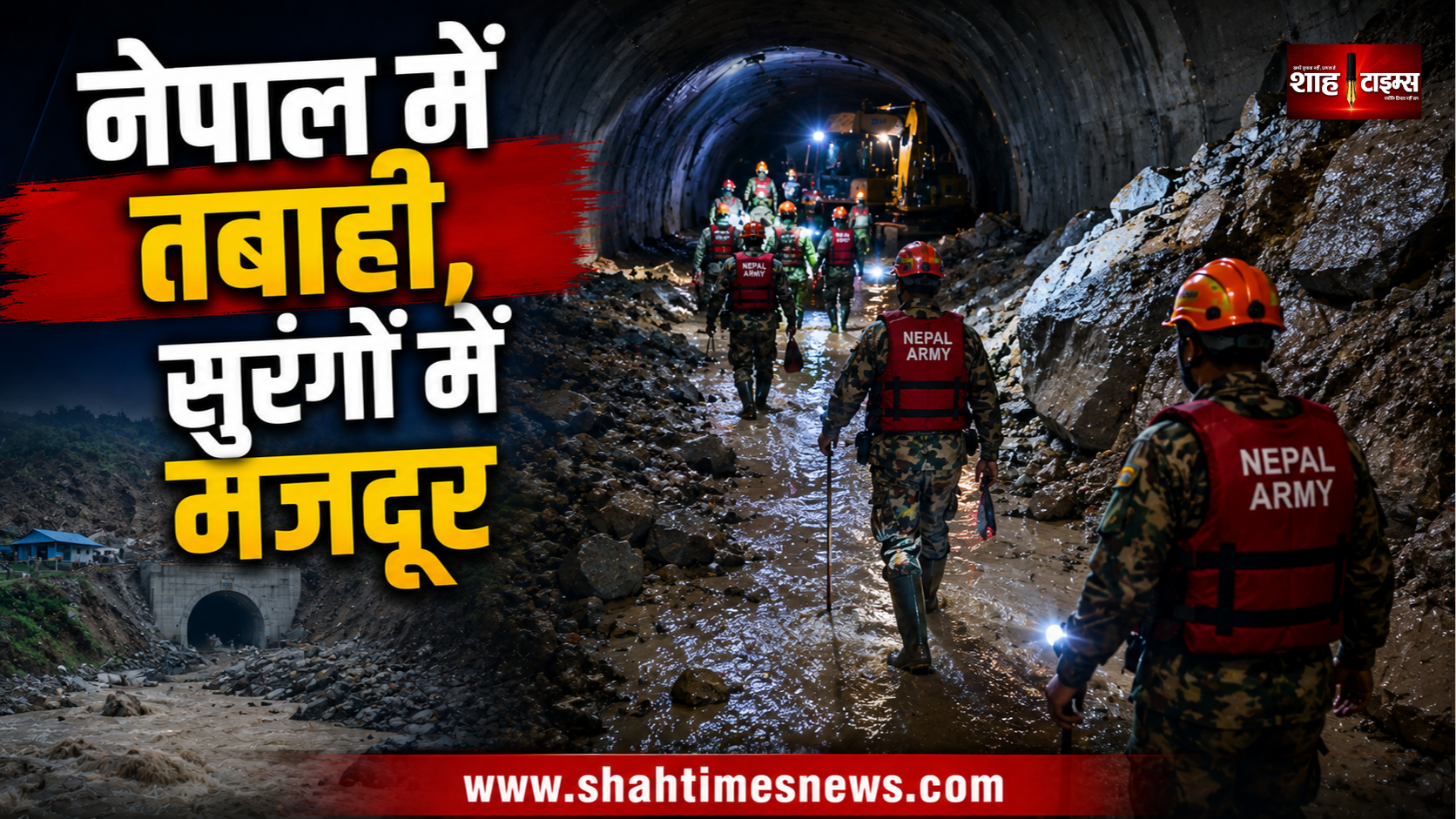 नेपाल में तबाही के बीच सुरंगों में फंसे सैकड़ों मजदूर, मौतों का आंकड़ा 1,000 पार