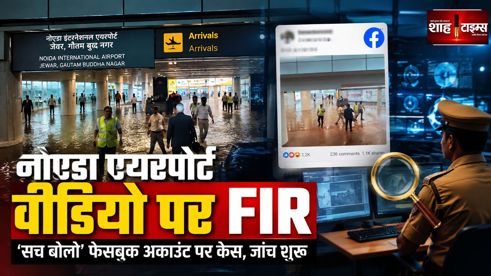 नोएडा एयरपोर्ट के कथित फर्जी वीडियो पर एफआईआर, ‘सच बोलो’ अकाउंट जांच के घेरे में