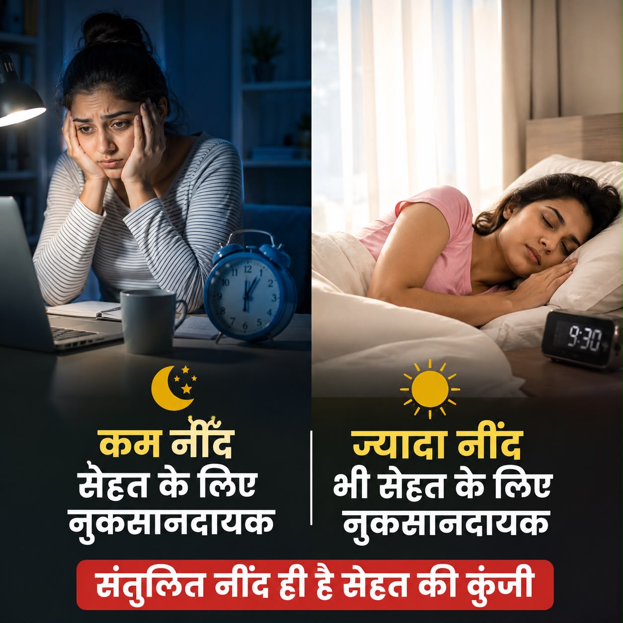 कम ही नहीं, ज्यादा नींद भी सेहत के लिए हो सकती है नुकसानदायक, जानिए वजह