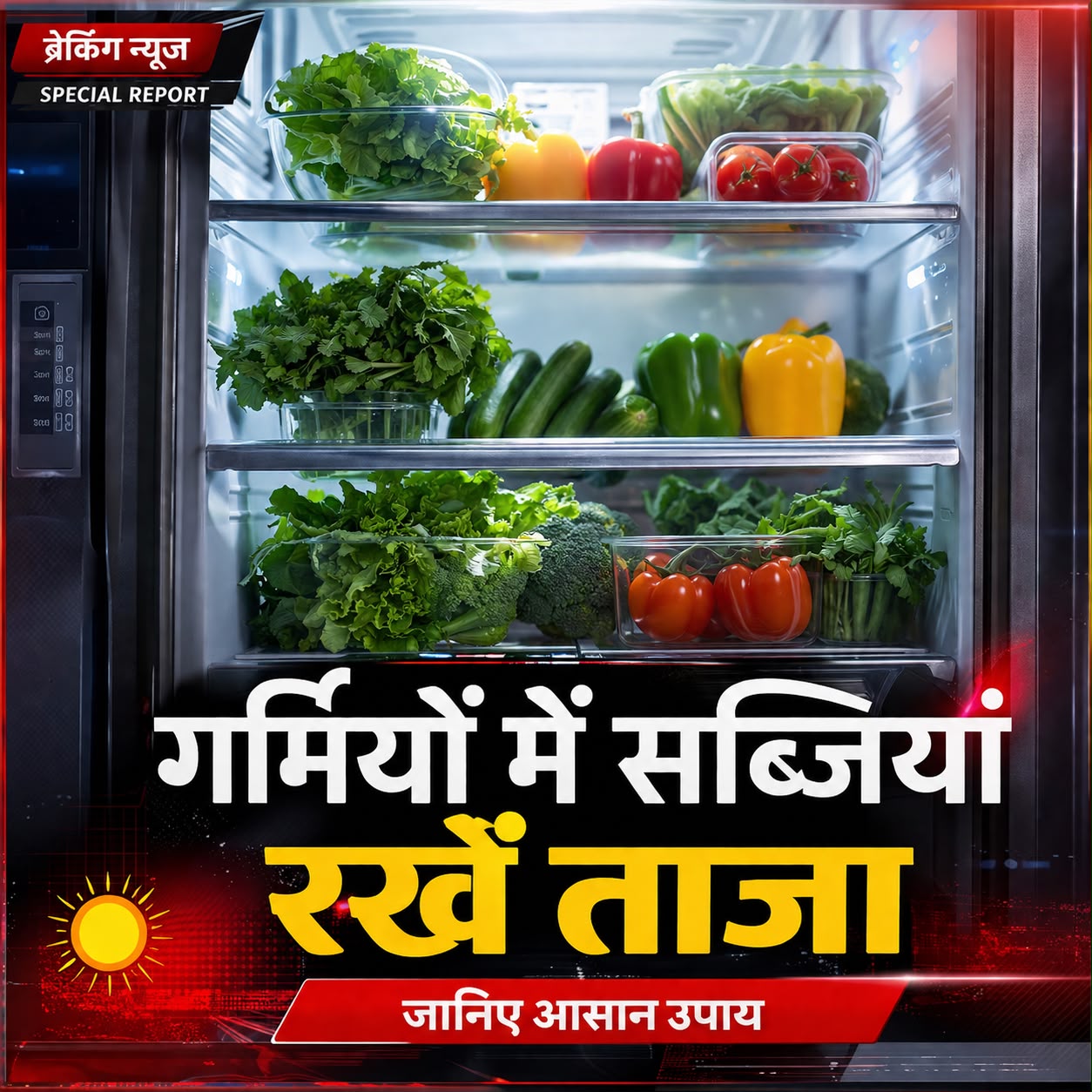 गर्मियों में सब्जियों को ताजा रखने के आसान उपाय, जानिए क्या करें