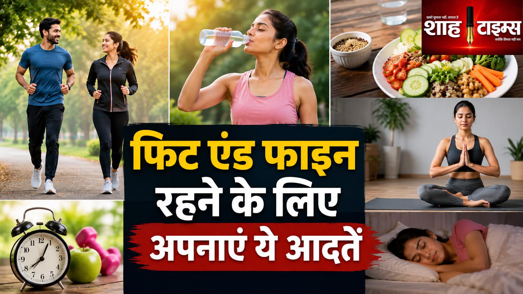 फिट एंड फाइन रहना है? लाइफस्टाइल में शामिल करें ये हेल्दी आदतें