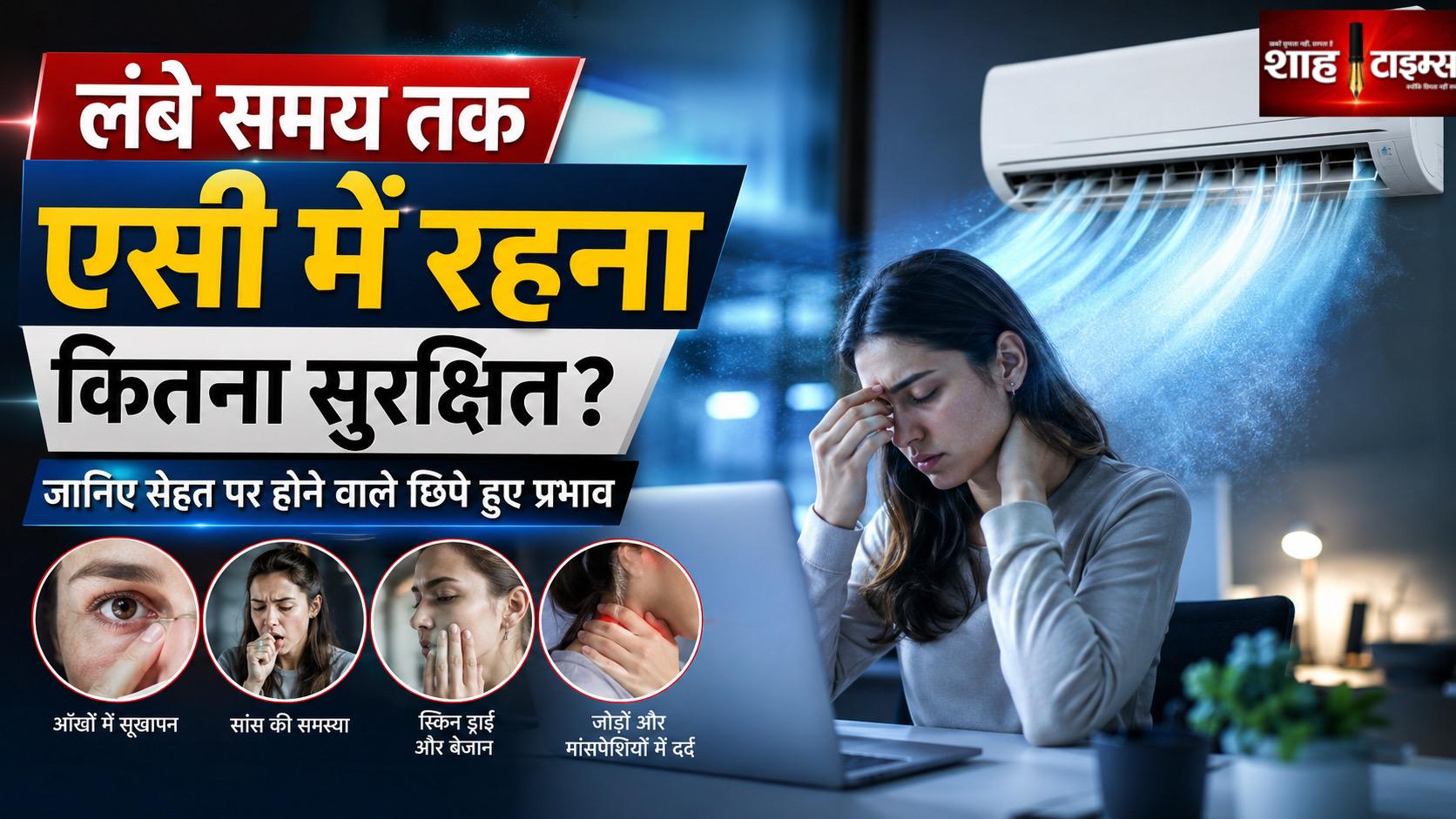 लंबे समय तक एसी में रहना सेहत के लिए कितना सुरक्षित? जानिए पूरा सच
