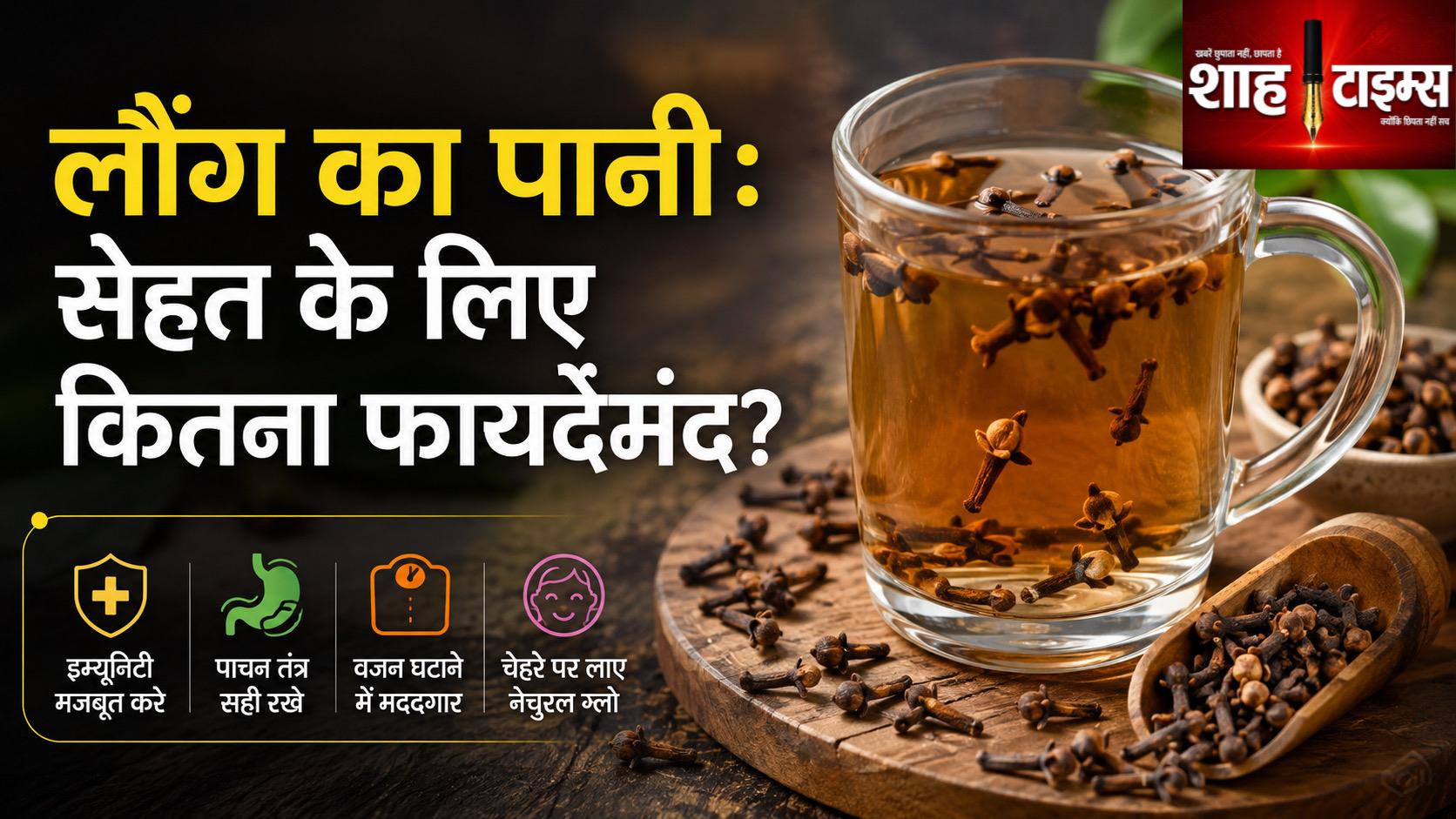 लौंग का पानी: क्या सचमुच सेहत और वजन घटाने में है फायदेमंद?