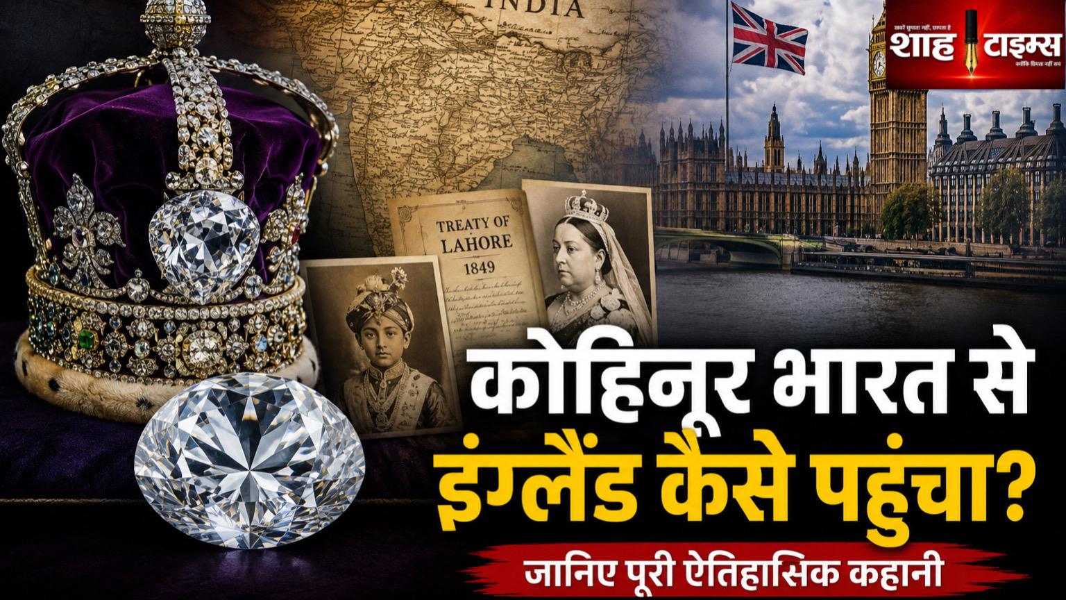 कोहिनूर हीरा भारत से इंग्लैंड कैसे पहुंचा? जानिए पूरी ऐतिहासिक कहानी