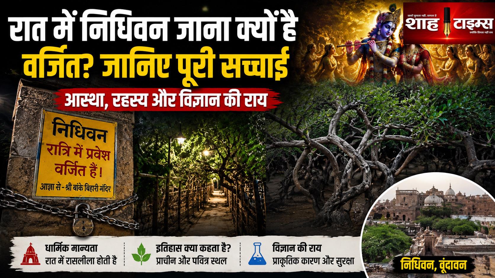 रात में निधिवन जाना क्यों है वर्जित? जानिए आस्था, इतिहास और विज्ञान की राय
