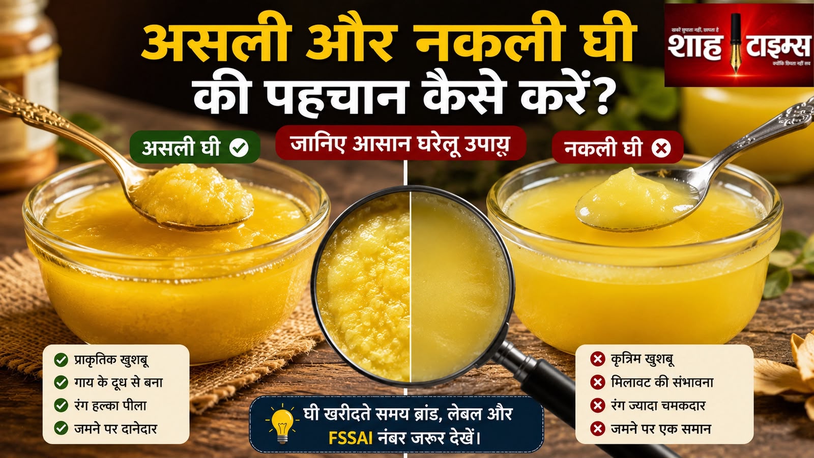असली और नकली घी की पहचान कैसे करें? जानिए आसान तरीके