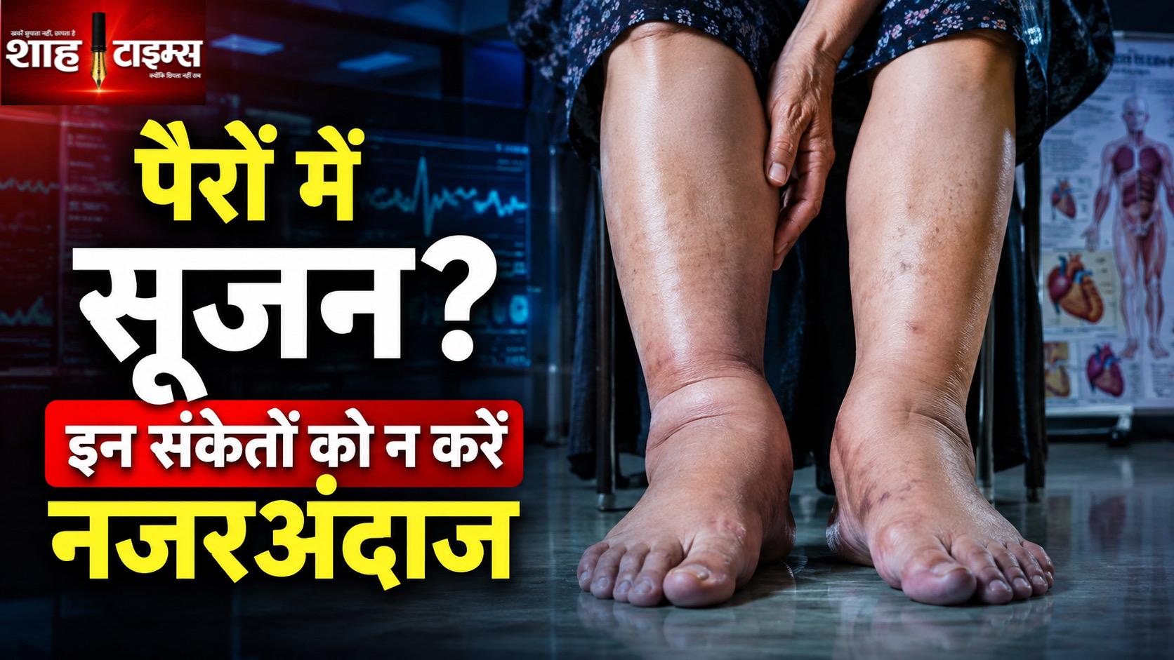 पैरों में सूजन किन बीमारियों का संकेत? जानिए कब सावधान हों