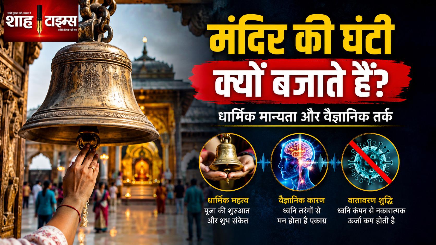 मंदिर की घंटी बजाने के पीछे क्या है धार्मिक और वैज्ञानिक तर्क?