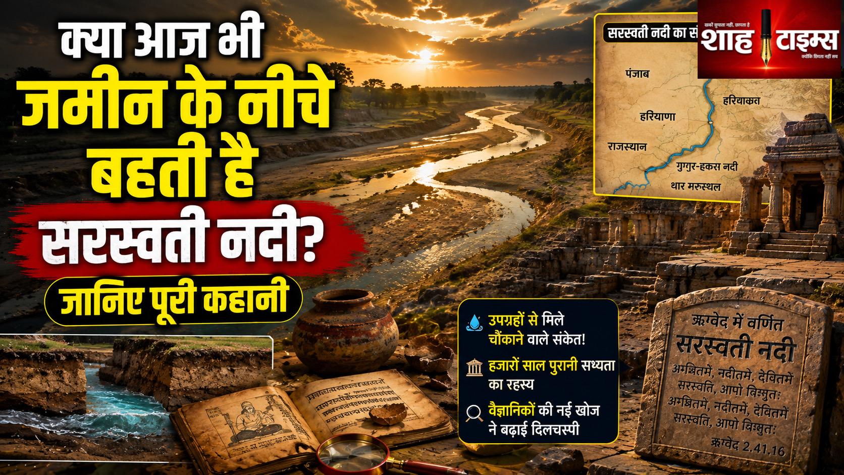 क्या जमीन के नीचे बहती है सरस्वती नदी? जानिए पूरा सच