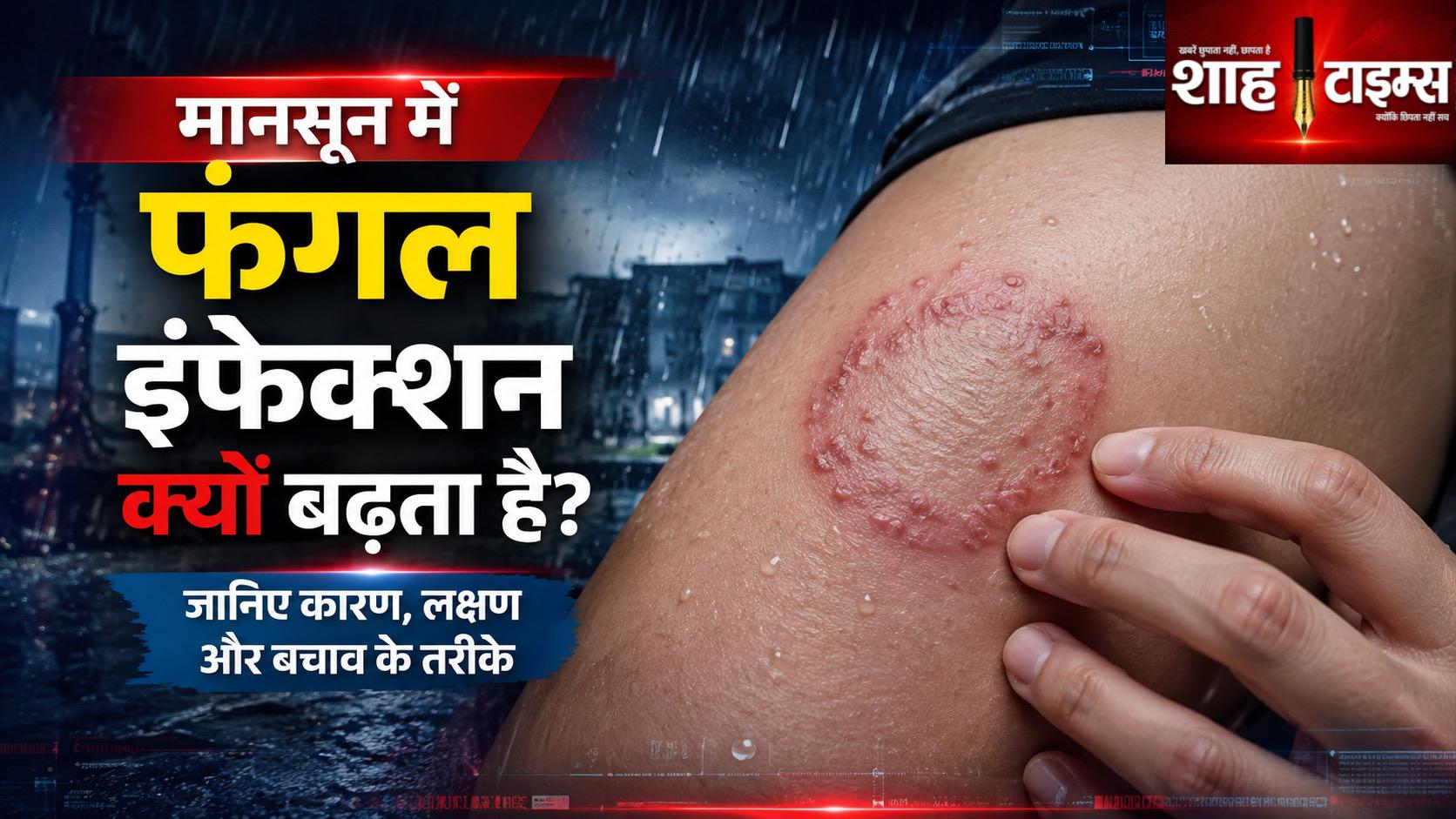 मानसून में फंगल इंफेक्शन क्यों बढ़ता है? जानिए वजह