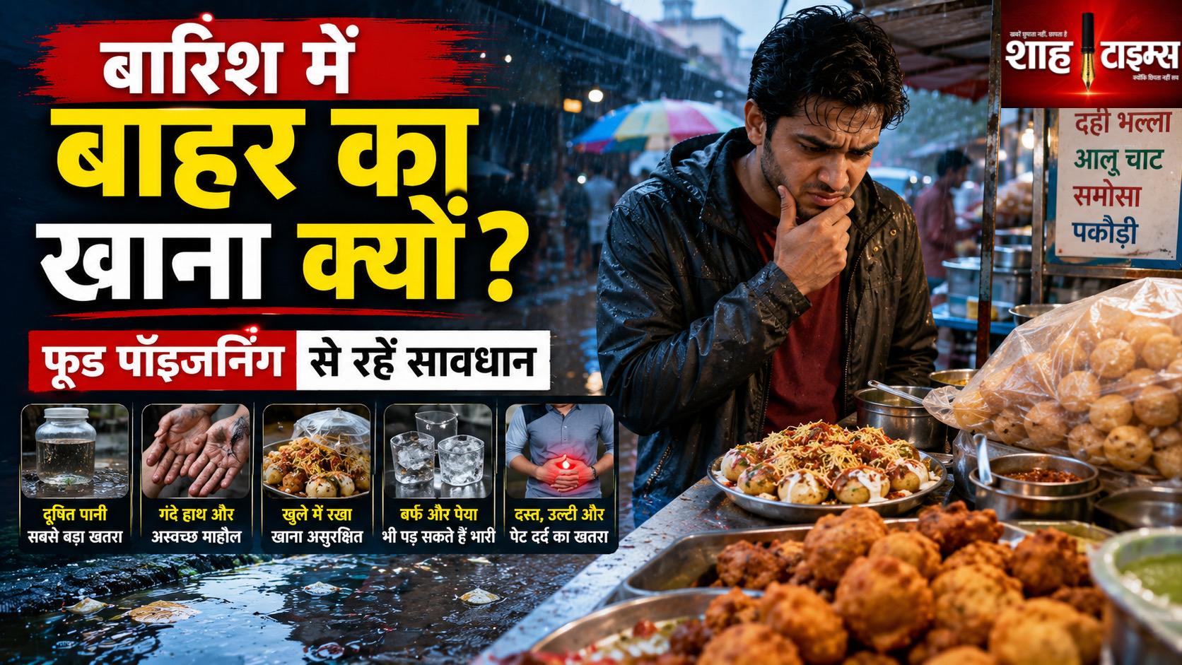 बारिश में बाहर का खाना क्यों बढ़ा सकता है बीमारी का खतरा?