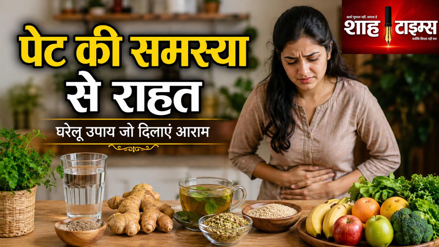 पेट की समस्याओं से राहत के लिए अपनाएं ये घरेलू उपाय