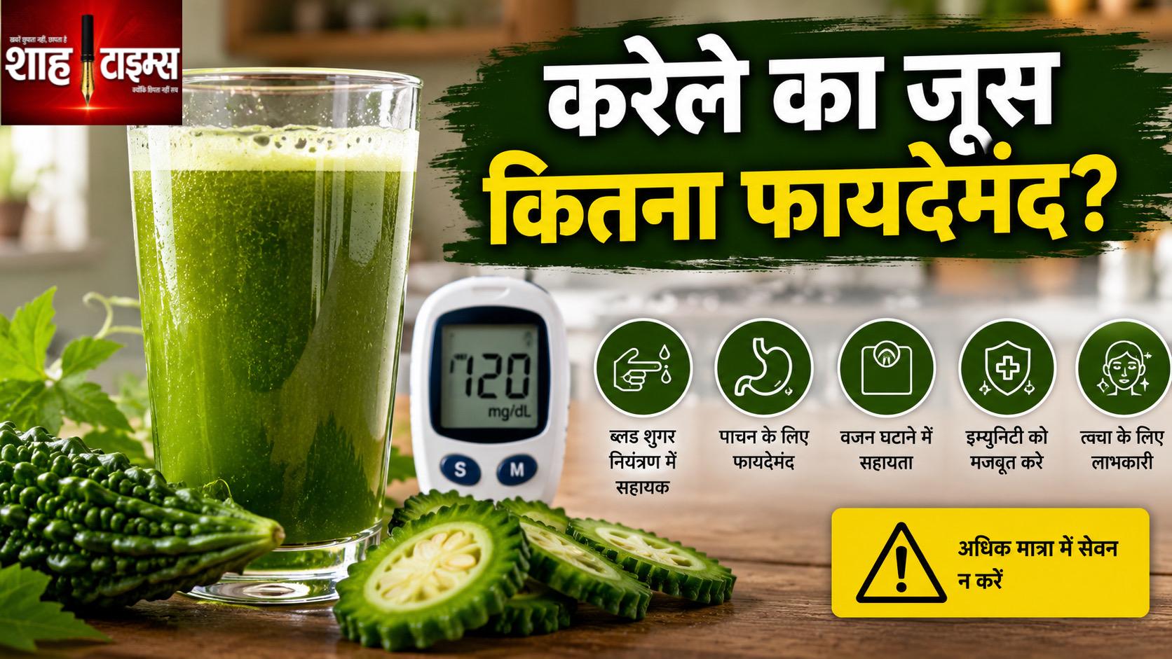 करेले का जूस पीना कितना फायदेमंद? जानिए फायदे और सावधानियां