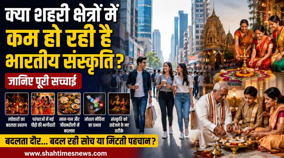 क्या शहरी क्षेत्रों में कम हो रही है भारतीय संस्कृति? जानिए पूरी सच्चाई