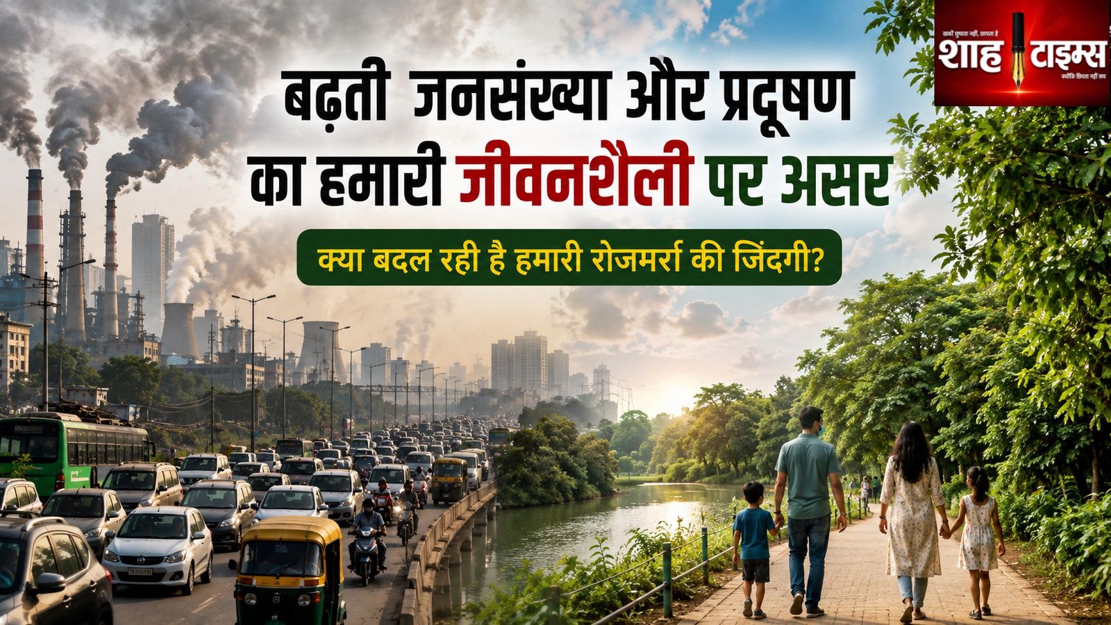 बढ़ती आबादी और प्रदूषण का हमारी जीवनशैली पर बढ़ रहा असर, जानिए कैसे बदल रही है रोजमर्रा की जिंदगी