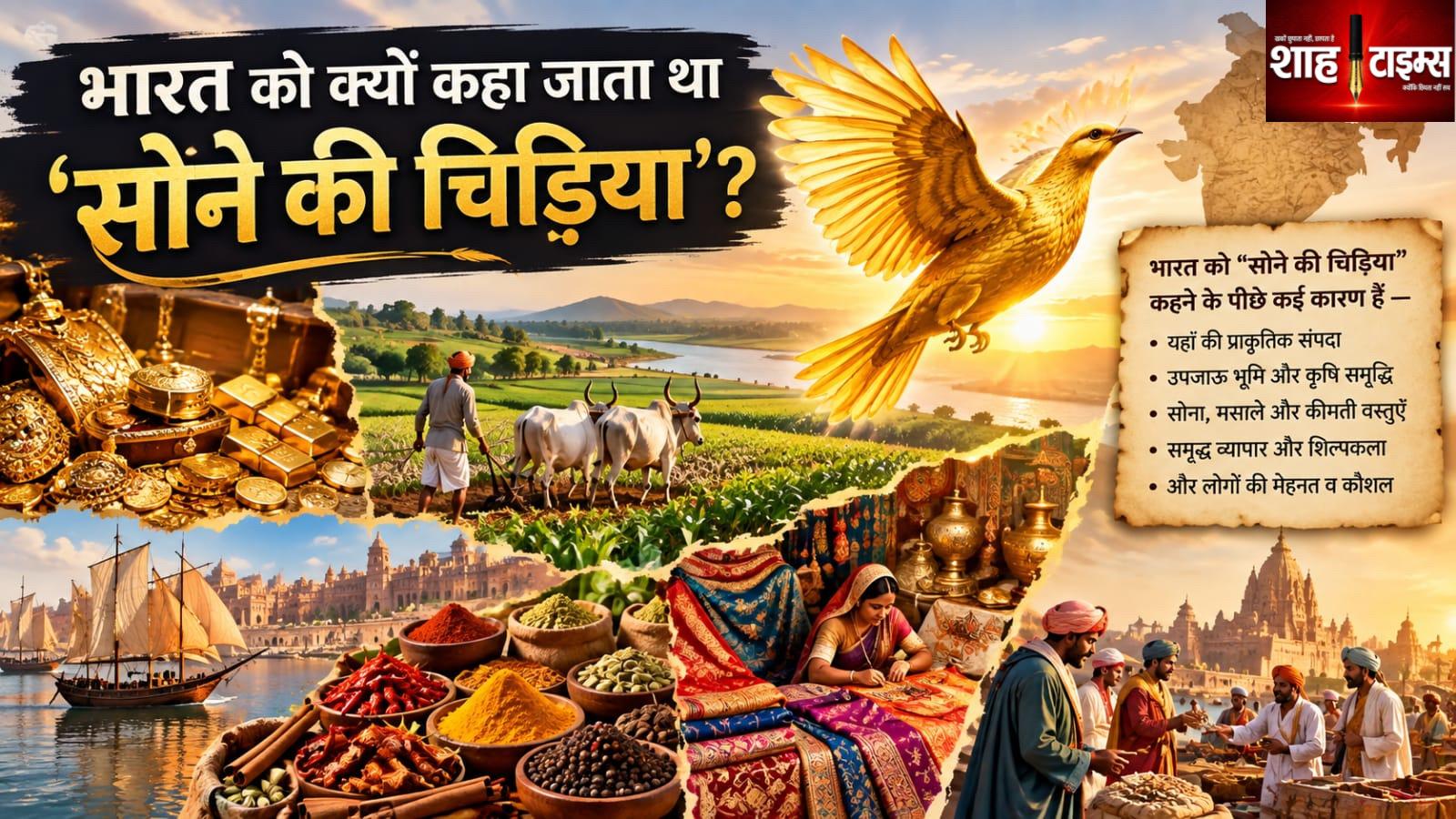 भारत को कभी “सोने की चिड़िया” क्यों कहा जाता था? आखिर क्या है पूरी कहानी